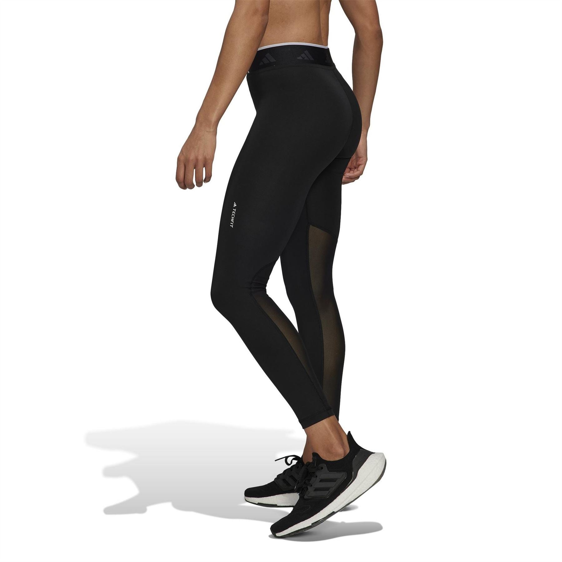 adidas Womens Techfit V Shaped Elastic 7 8 Leggings