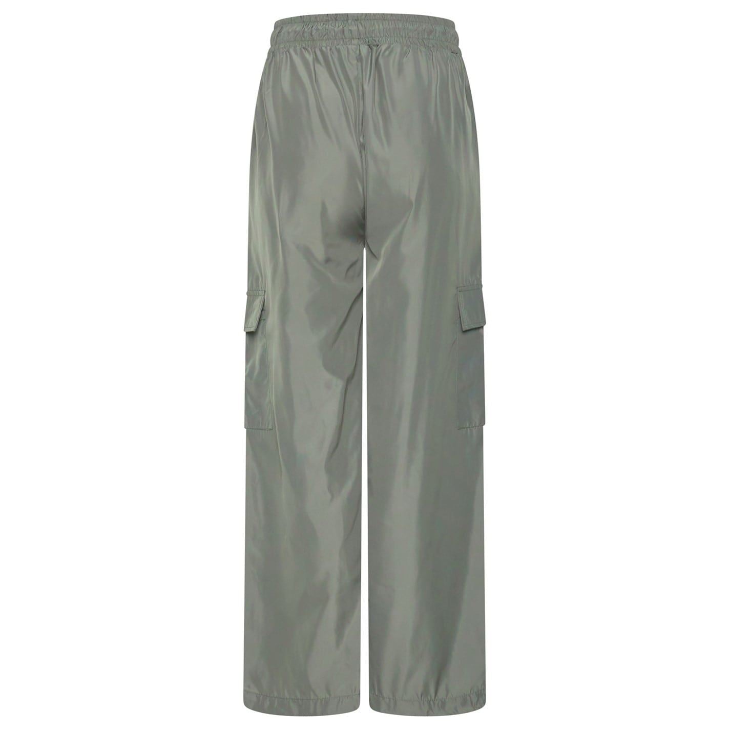 Gym King Satin Side Pocket Solid Patterned Combat Pants