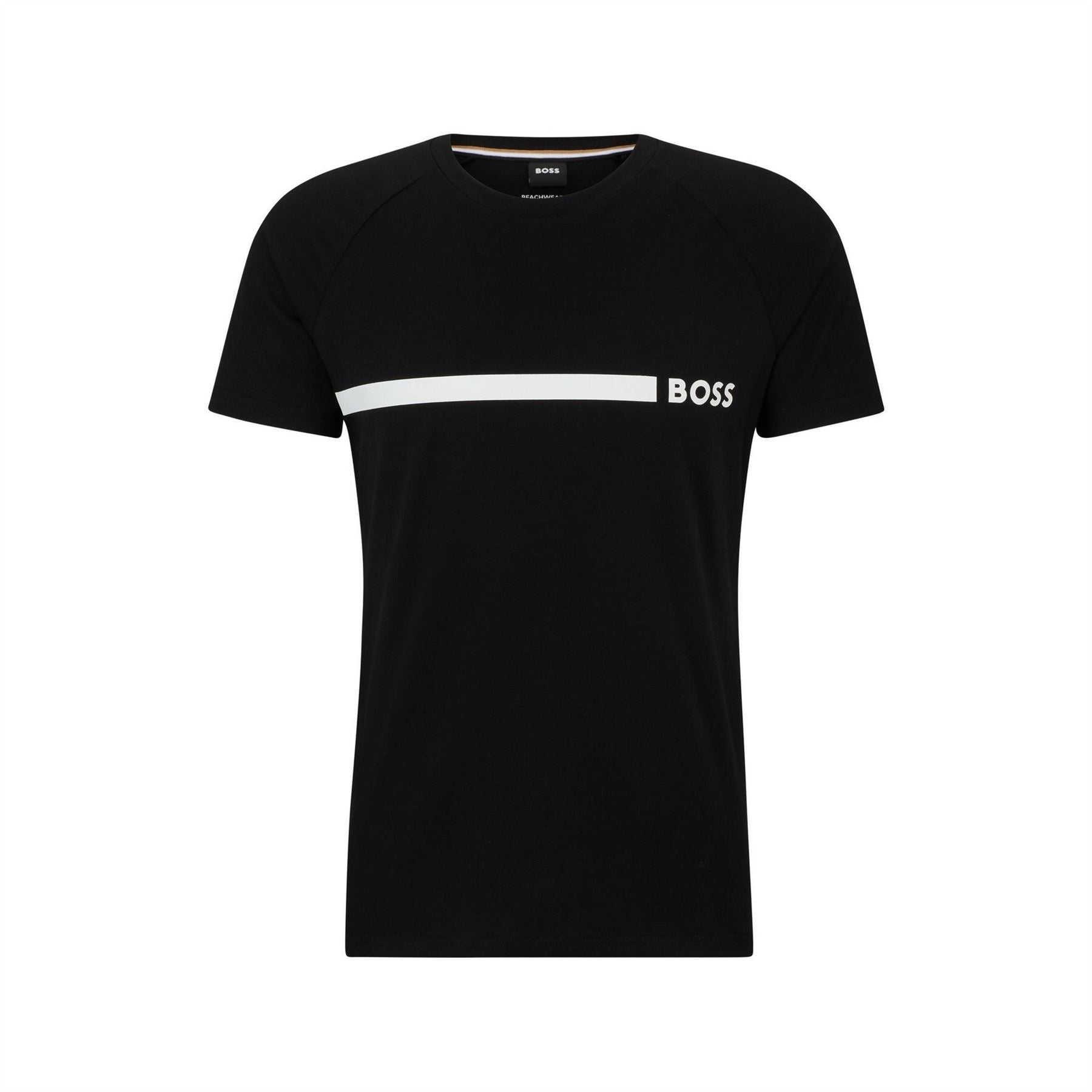 Boss Logo Cotton Short Sleeve Crew Neck Slim Fit T Shirt