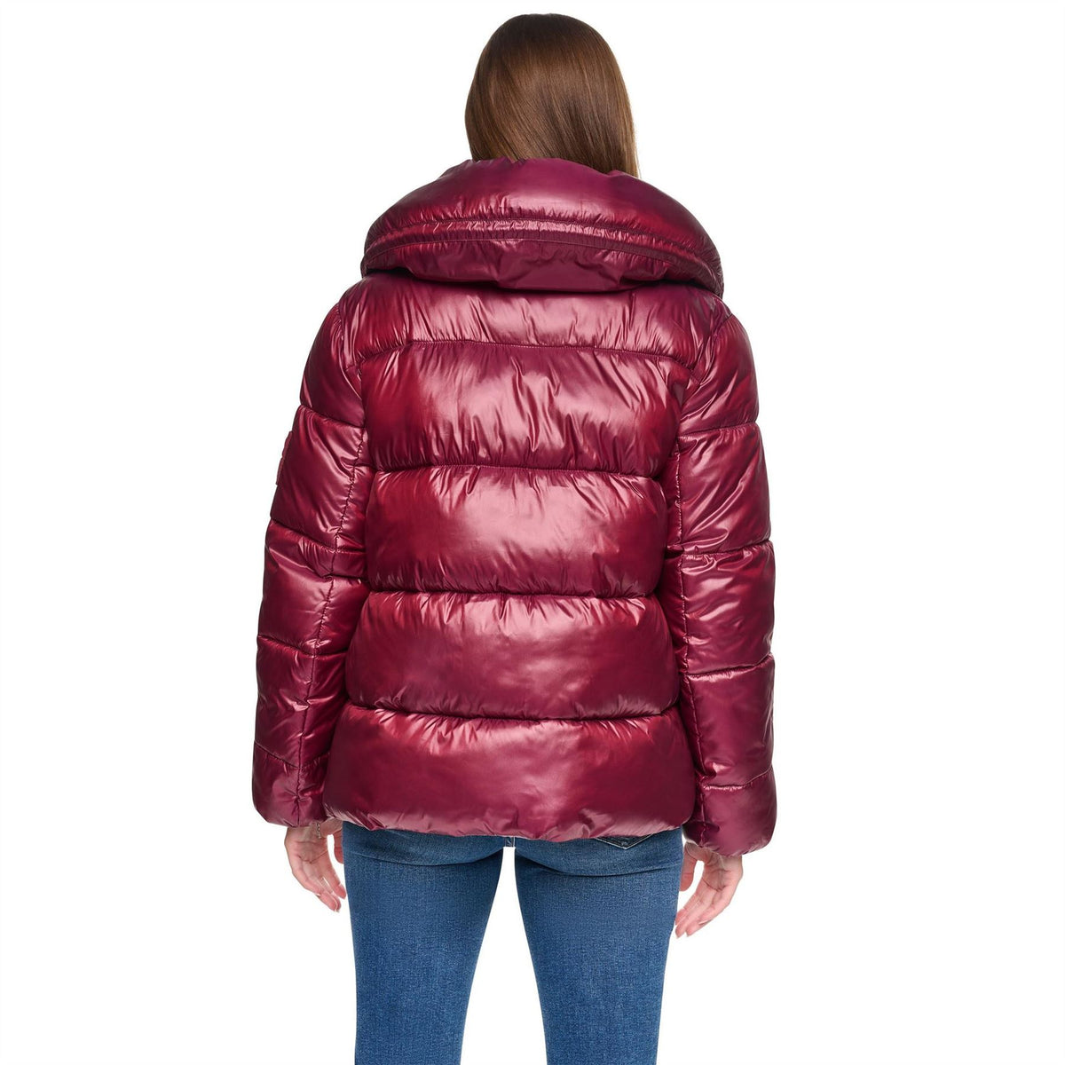 DKNY Puffer Coat W  Drama Collar