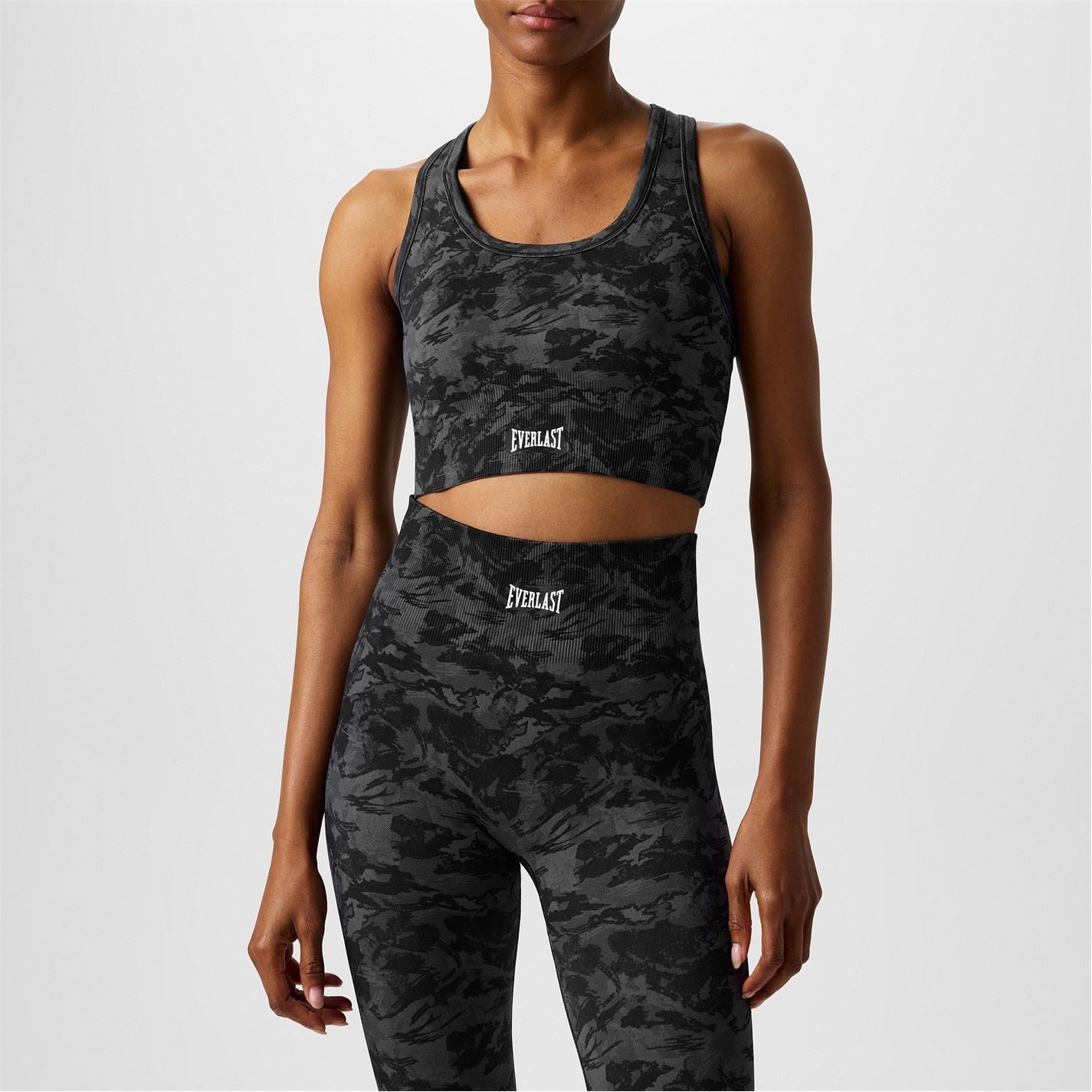 Everlast Womens Camo Racerback Sports Bra