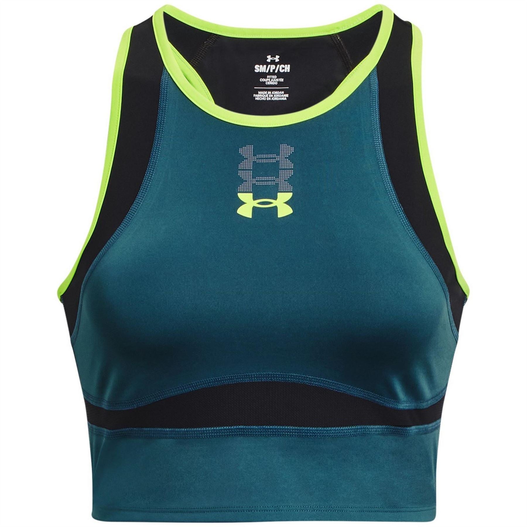Under Armour Cropped Slim Fit Sleeveless Athletic Top