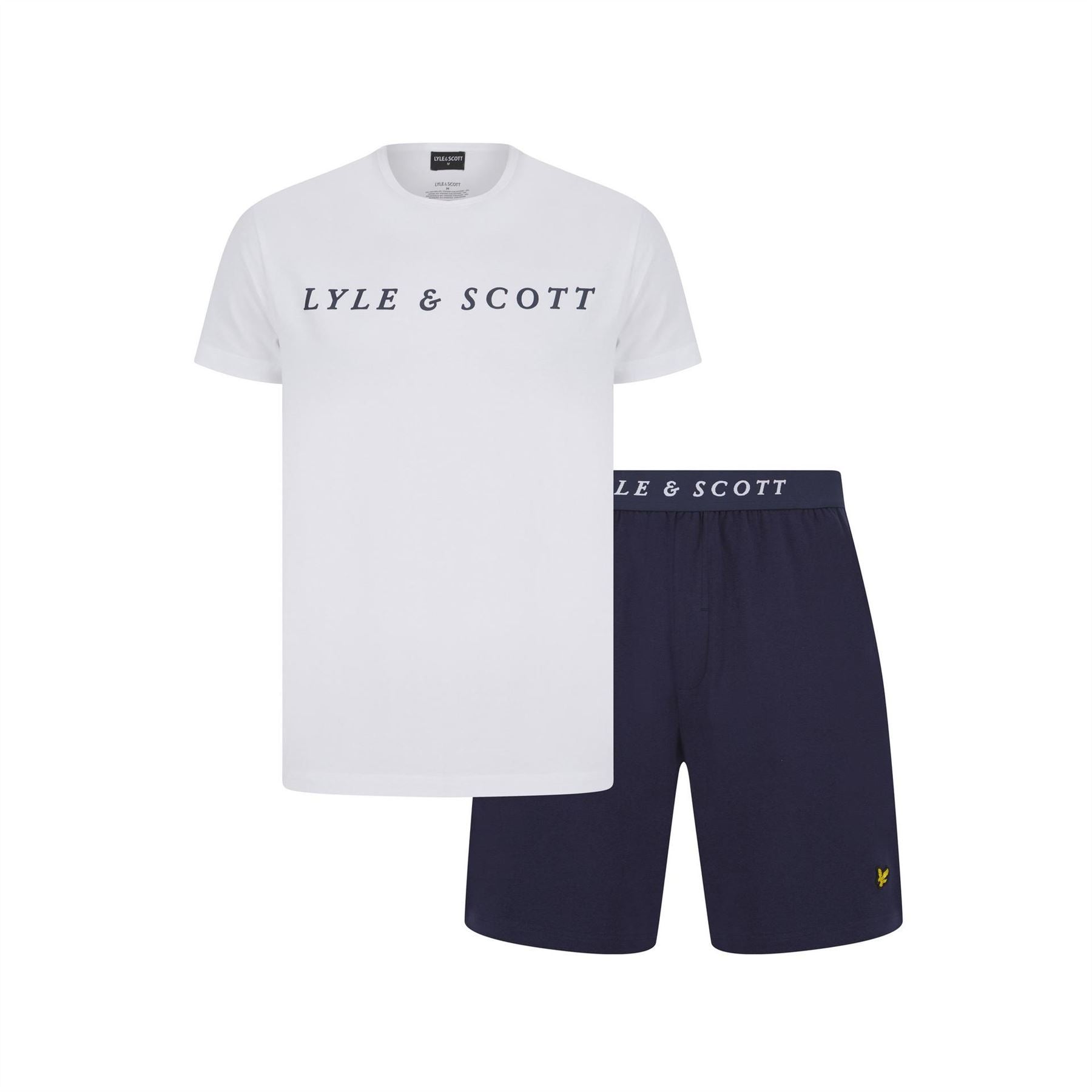 Lyle and Scott Crew Neck Short Sleeve Pyjama Set