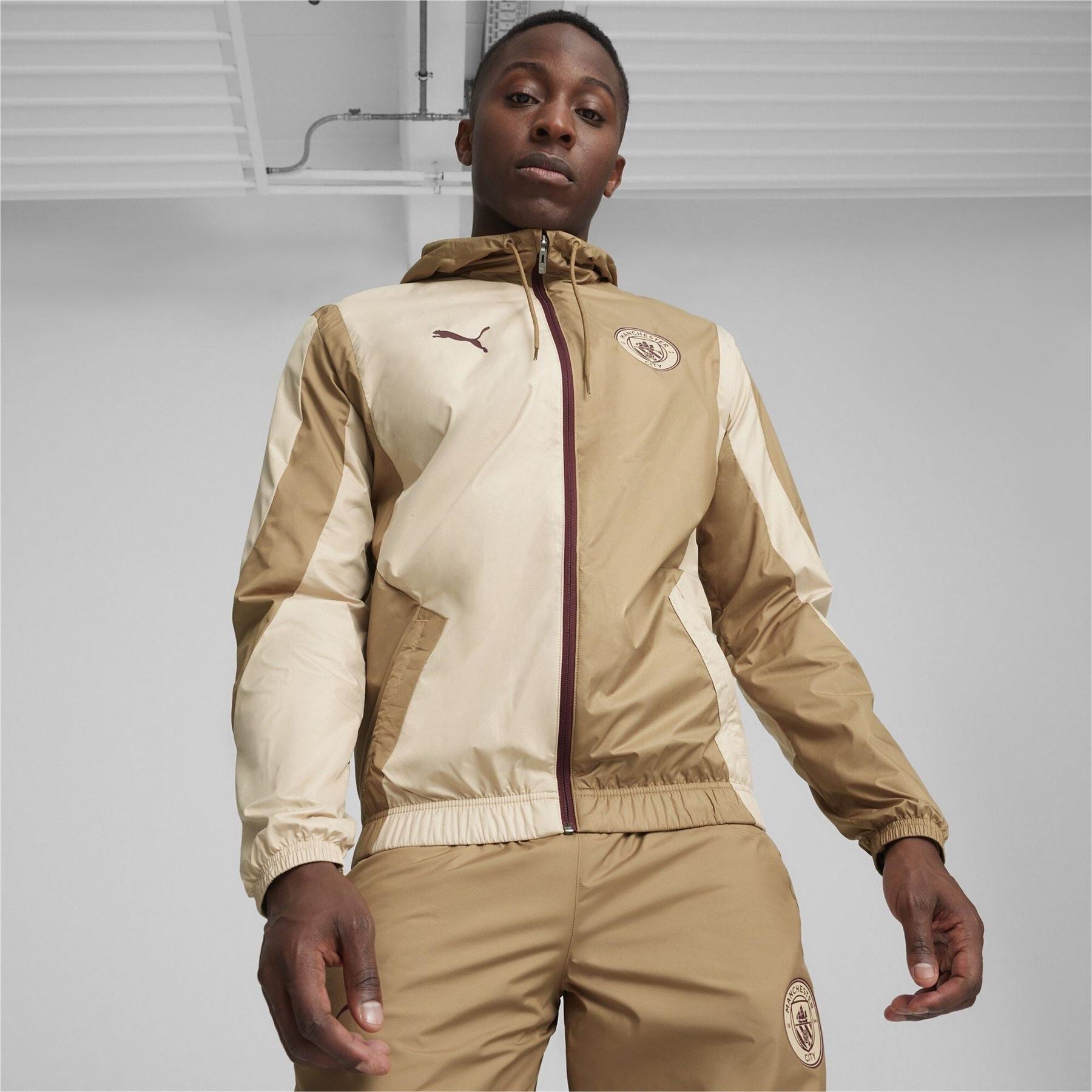 Puma Manchester City Pre Match Woven Jacket Adults