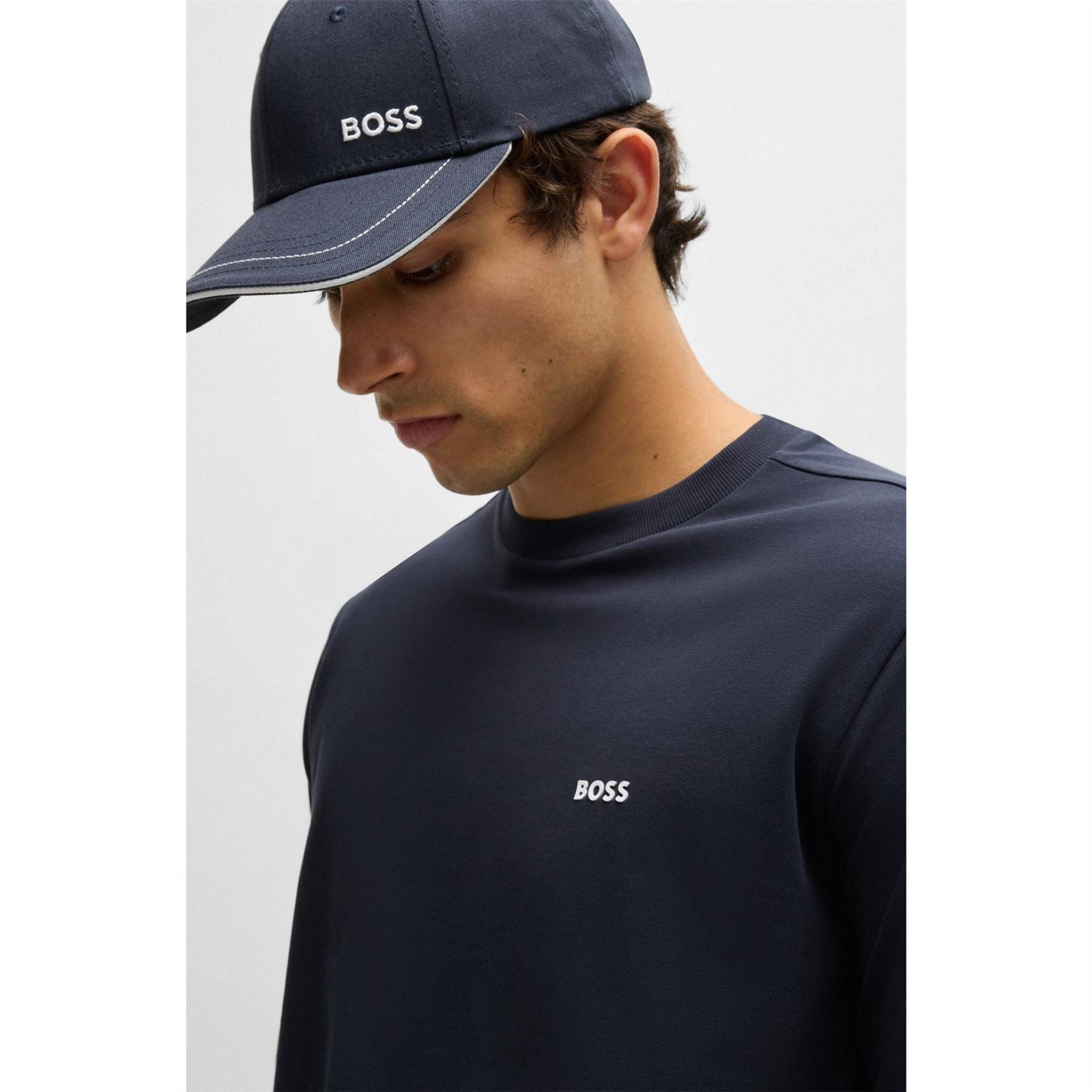 Boss Green Long Sleeve T-Shirt With Iconic Logo Detail