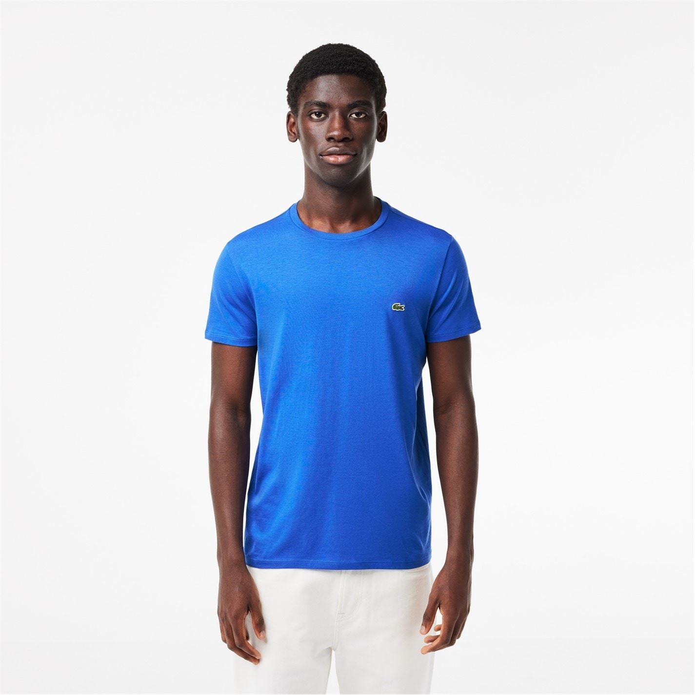 Lacoste Crocodile Logo Crew Neck Short Sleeve Jersey T-Shirt
