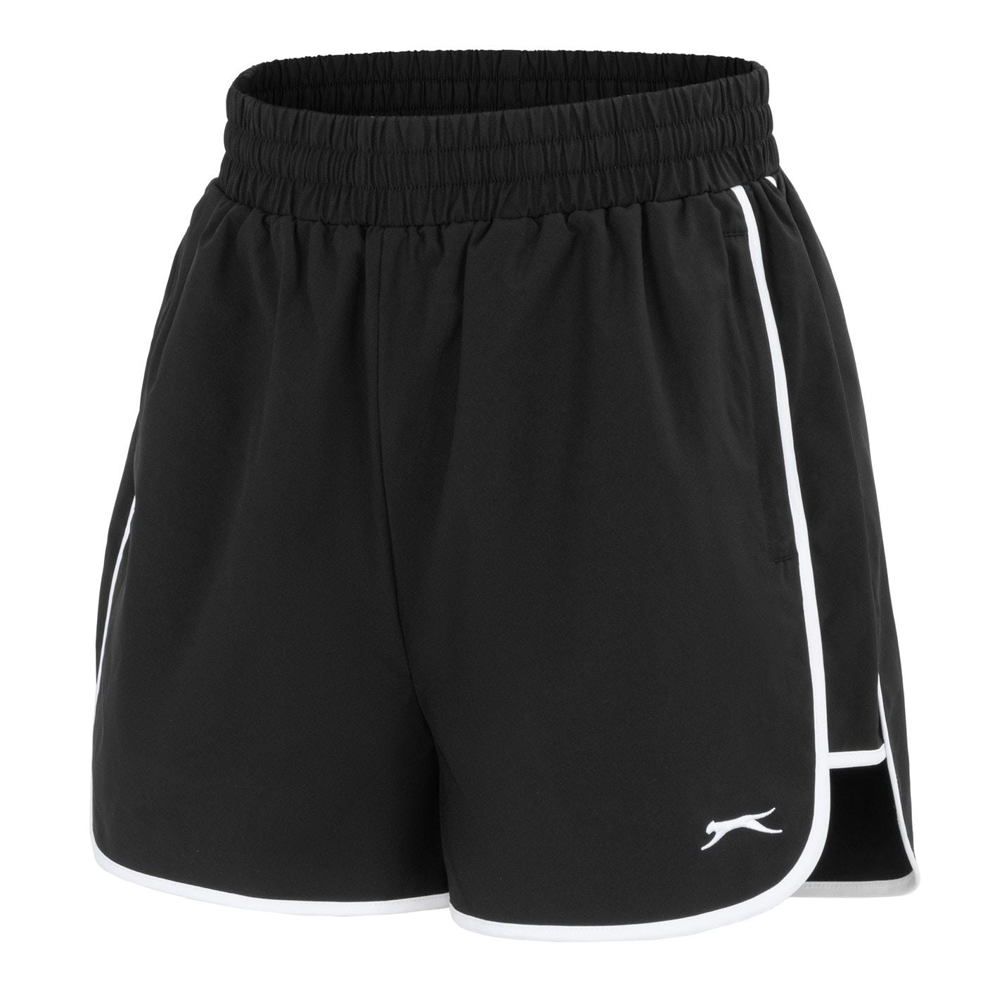 Slazenger Piping Athletic Shorts with Curved Hem