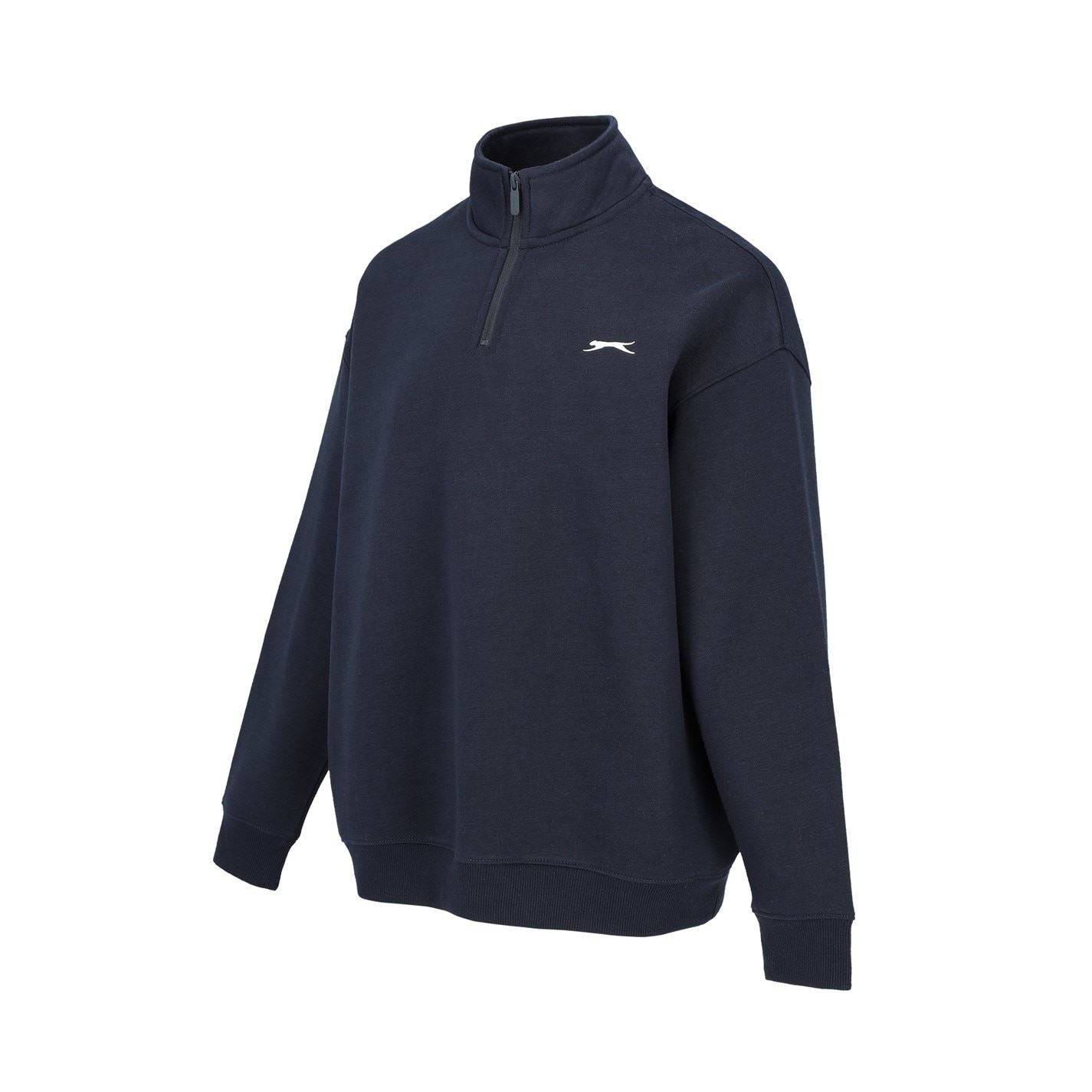 Slazenger Womens Neck Quarter Zip Sweatshirt