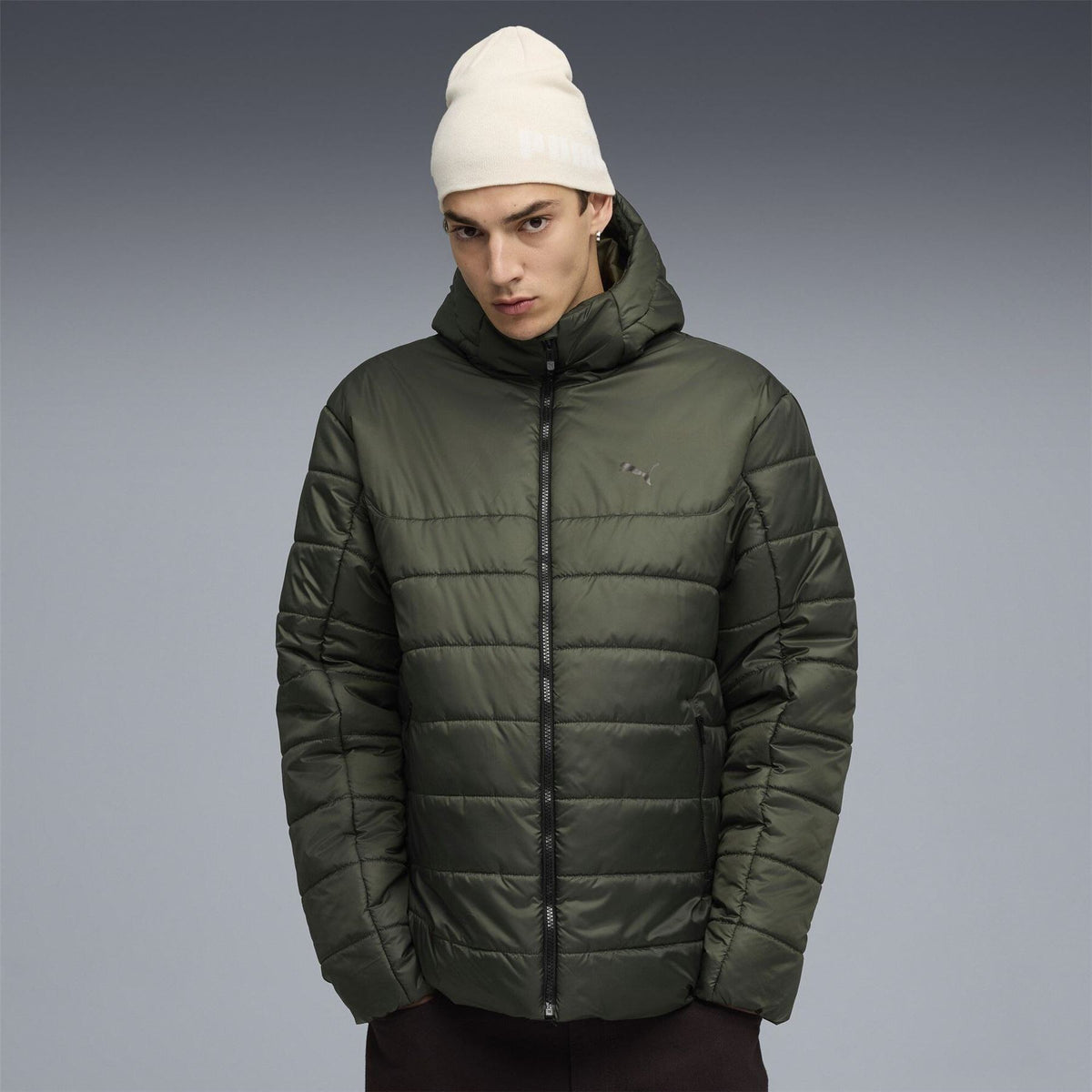 Puma Essentials Insulated Warmcell Water Repellent Hooded Padded Puffer Jacket