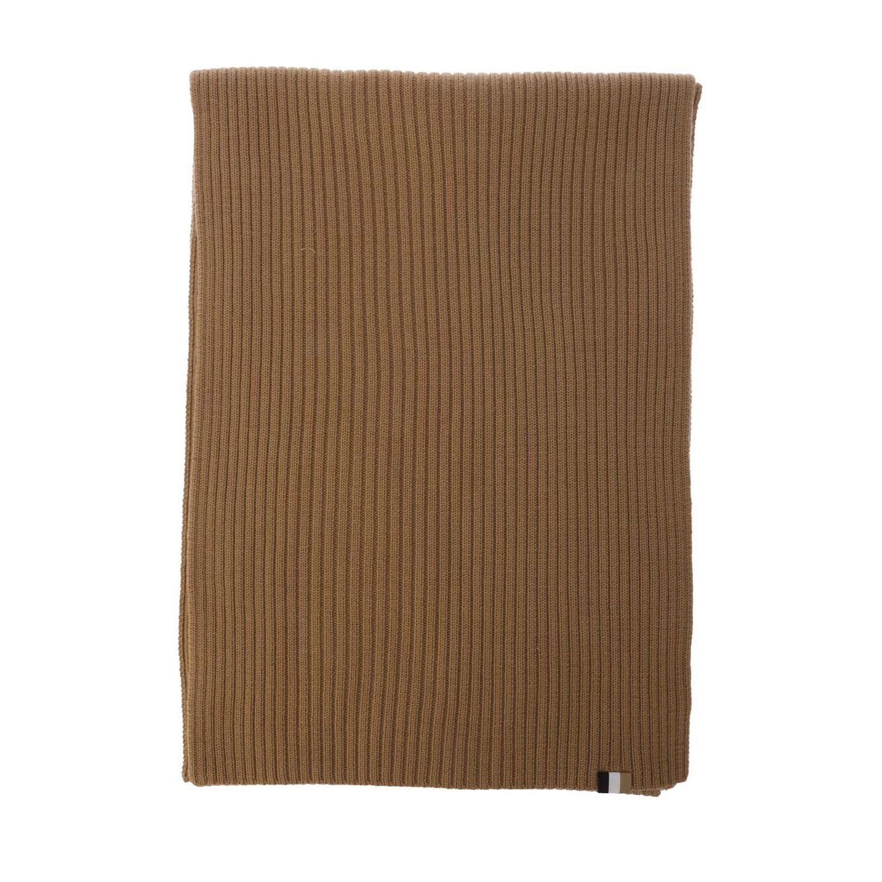 Boss Lyarana Ribbed Knit Scarf
