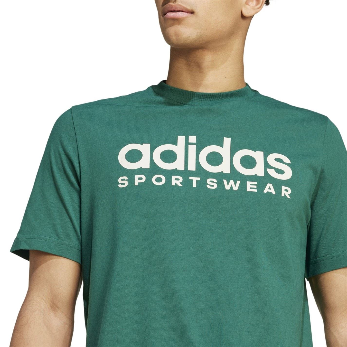 adidas Mens Essentials Single Jersey Logo T-Shirt