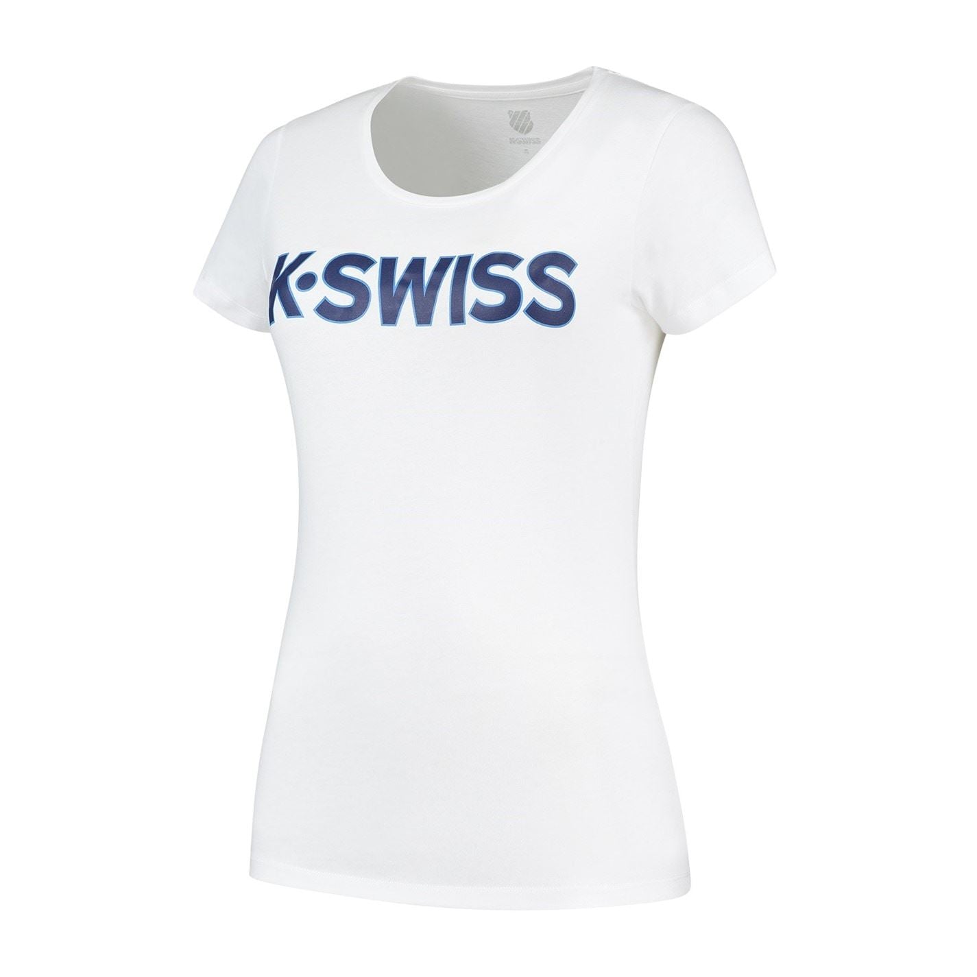 K Swiss Swiss Essentials Scoop Neck Regular Fit T-Shirt