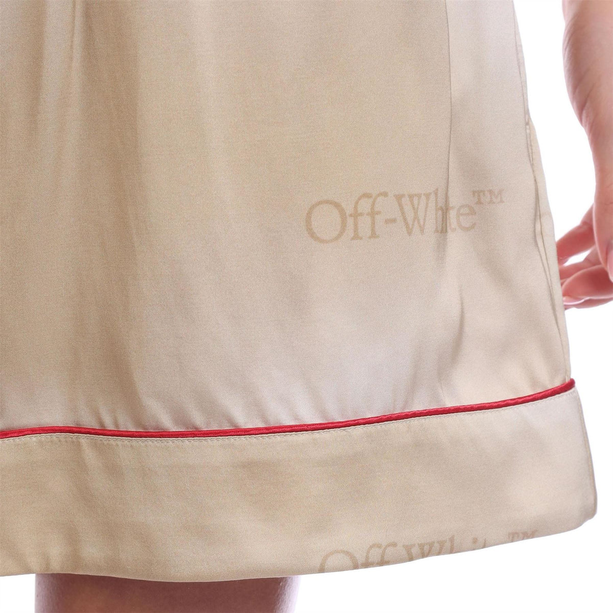 Off White Pyjama Shorts