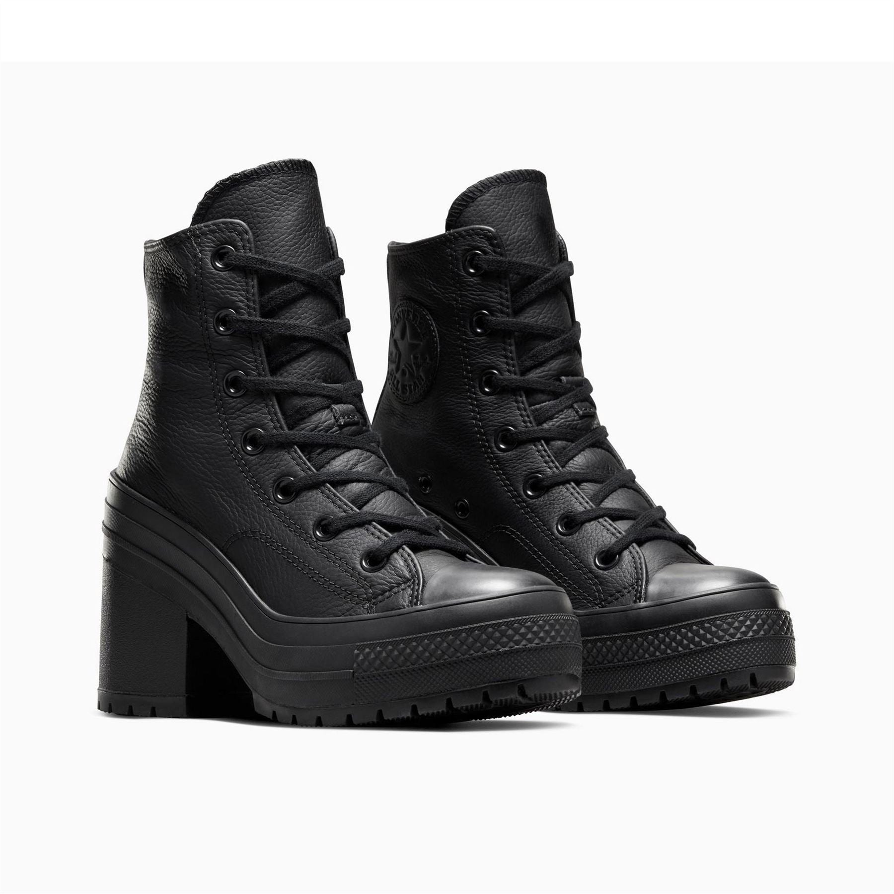 Converse Chuck 70 De Luxe Leather Ankle Heeled Boots