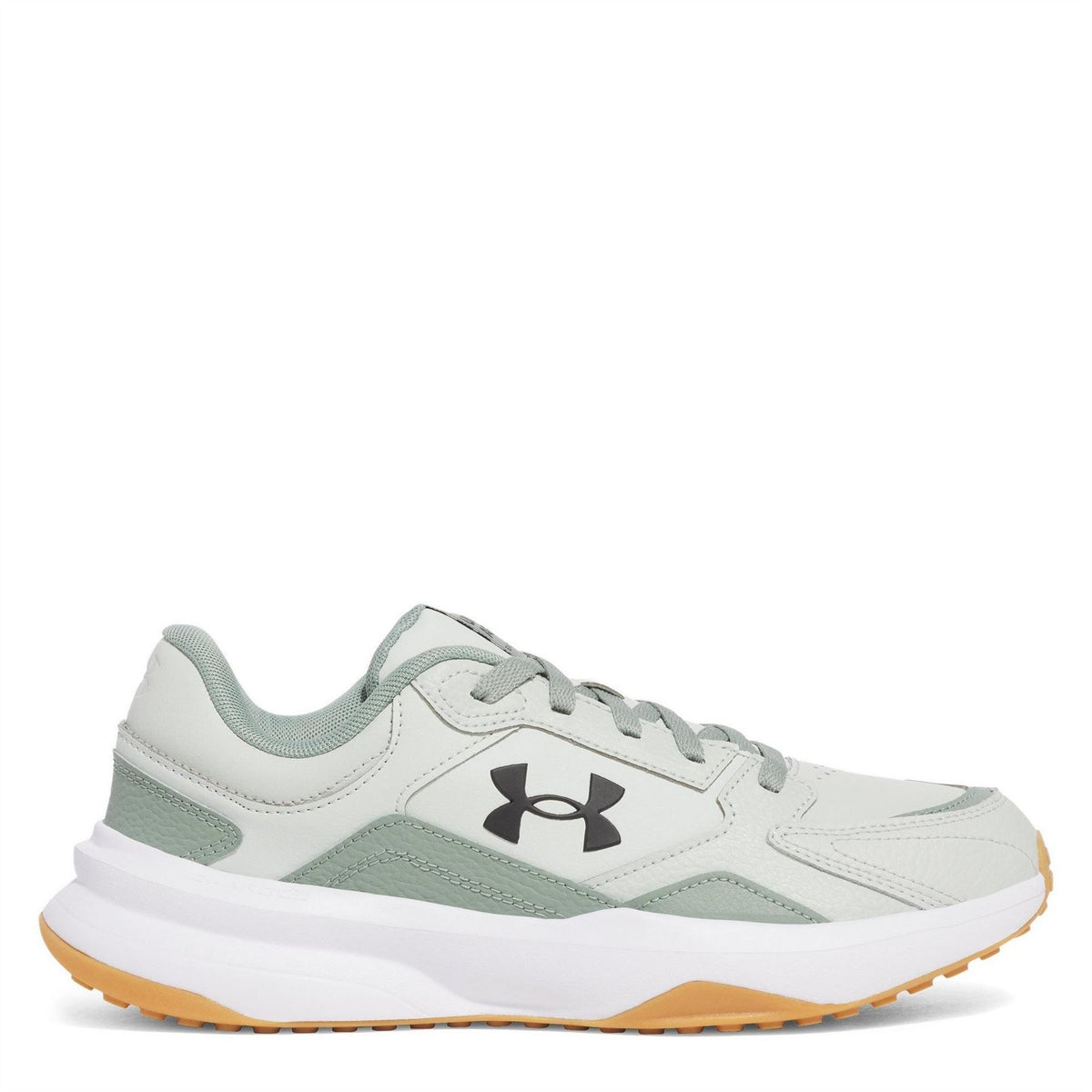 Under Armour Edge Leather Low Top Lace-Up Sneakers