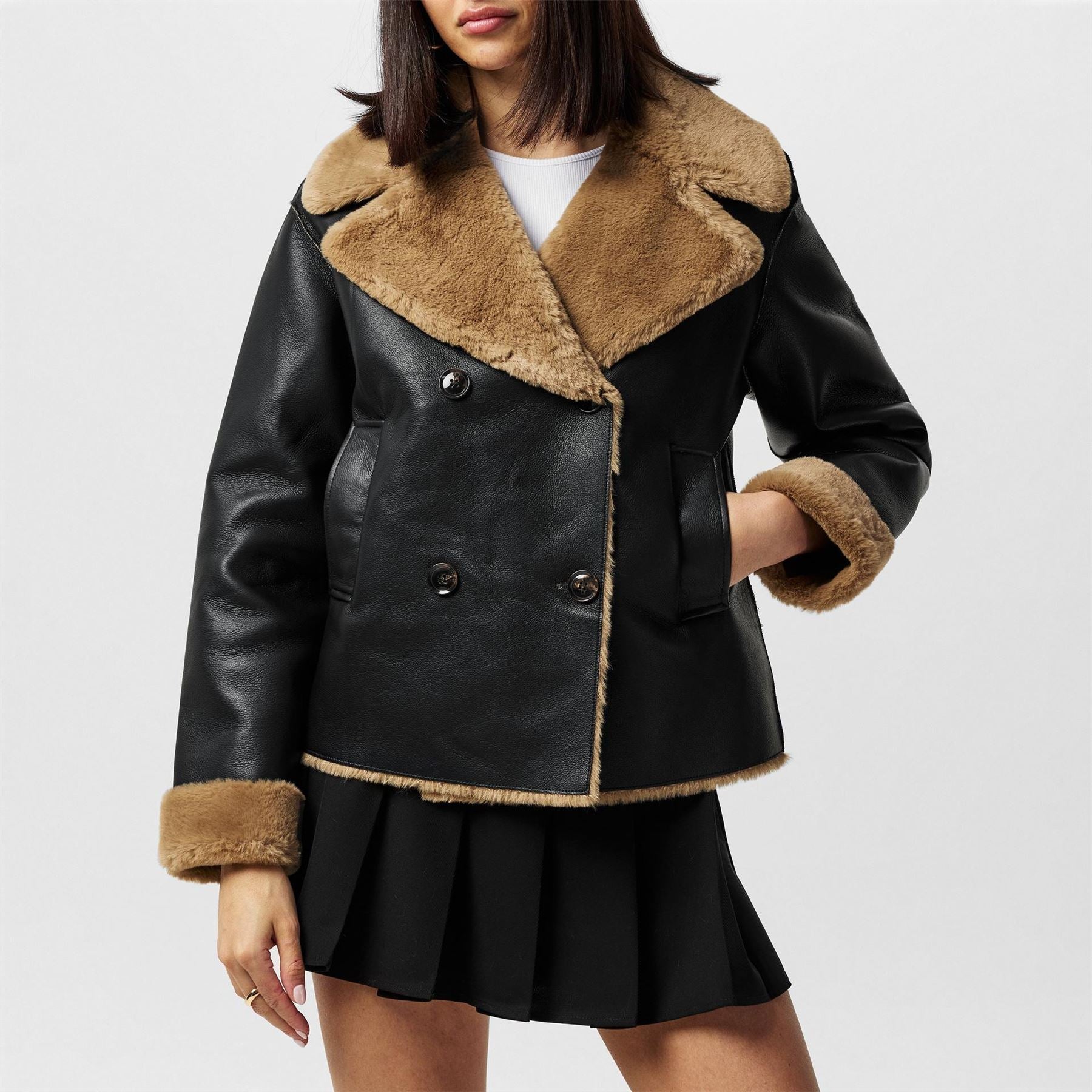 French Connection Cerys Collared Neck Regular Fit Jacket