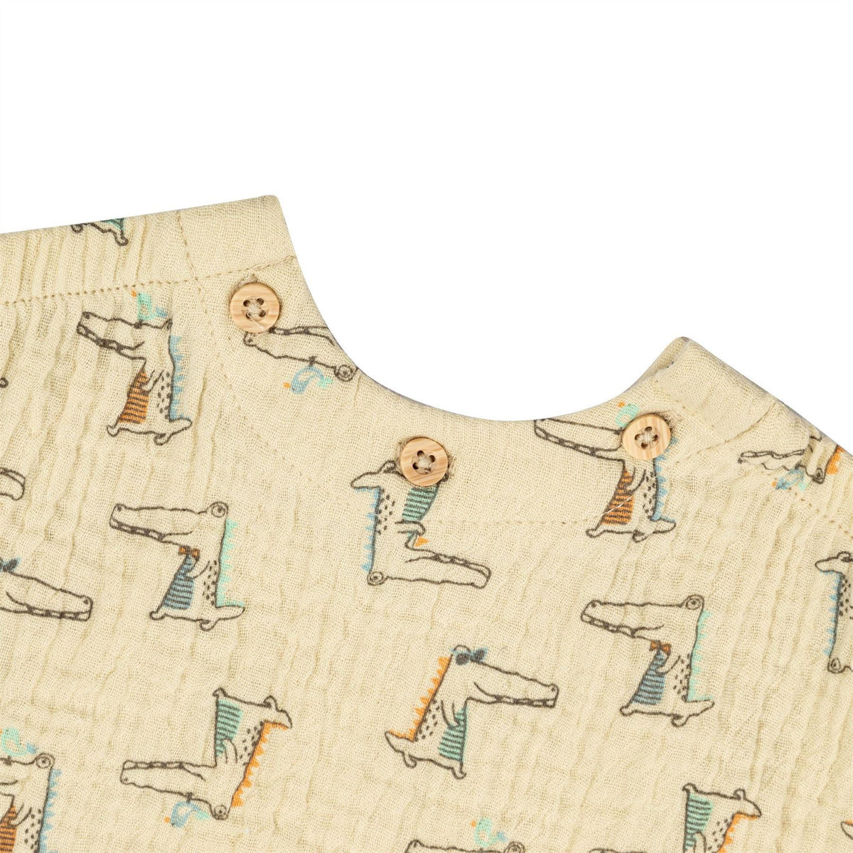 Hello World Studio Button Up Bodysuit