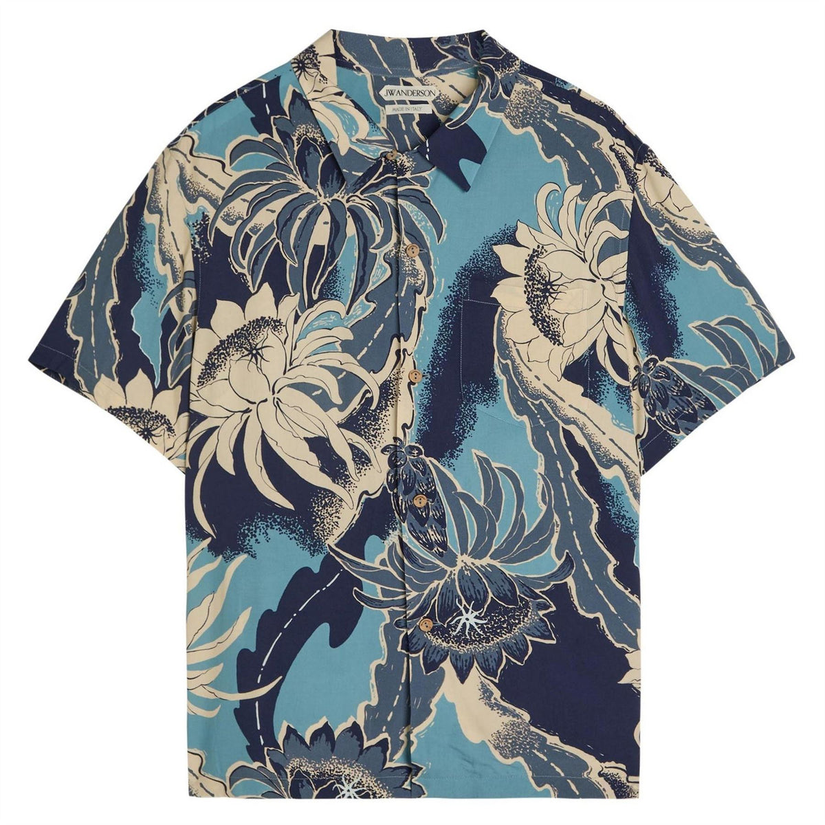 JW Anderson Camp Collar S S Shirt