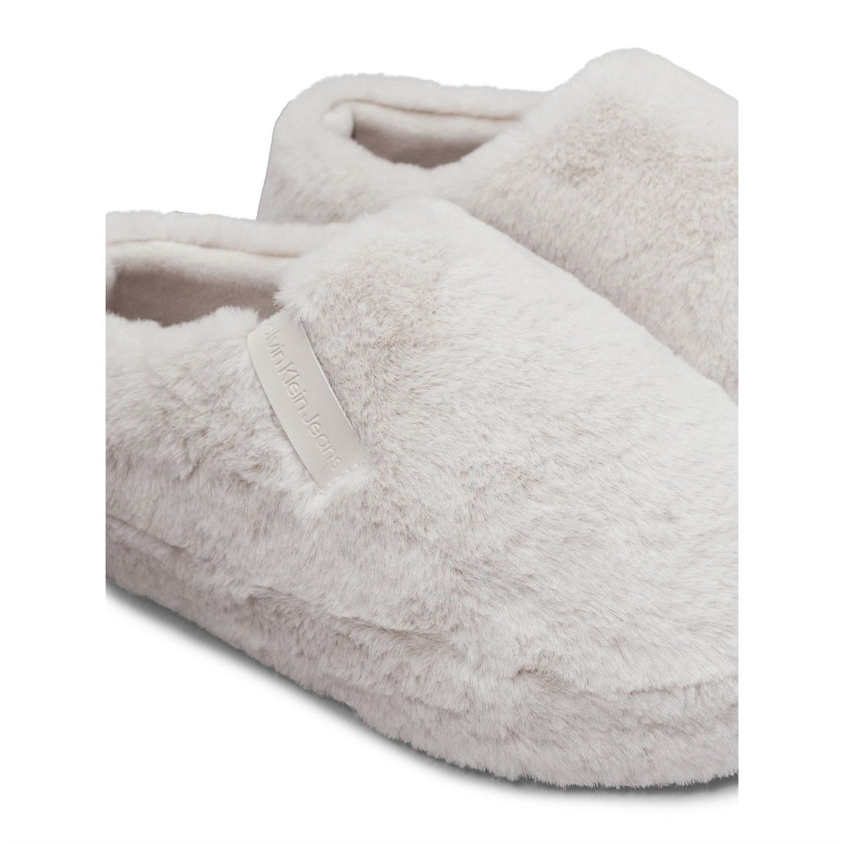 Calvin Klein Faux Fur Ankle Full Fit Slippers