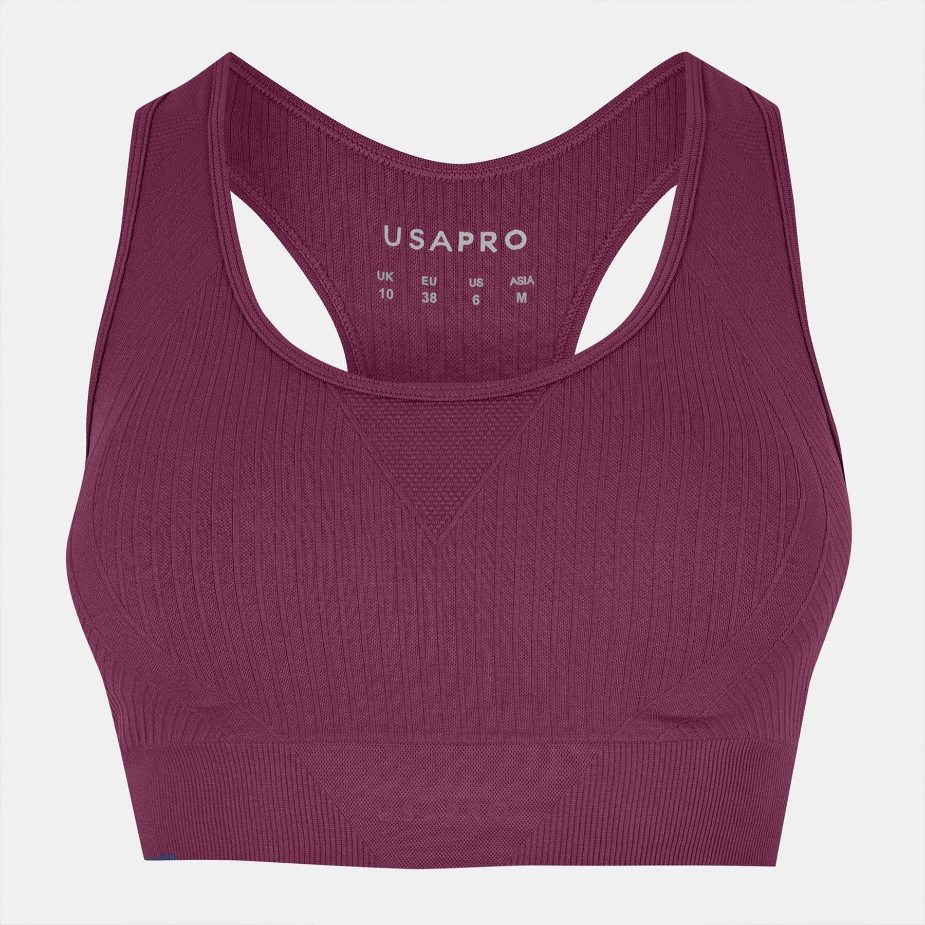USA Pro Core Seamless Crop Sports Bra