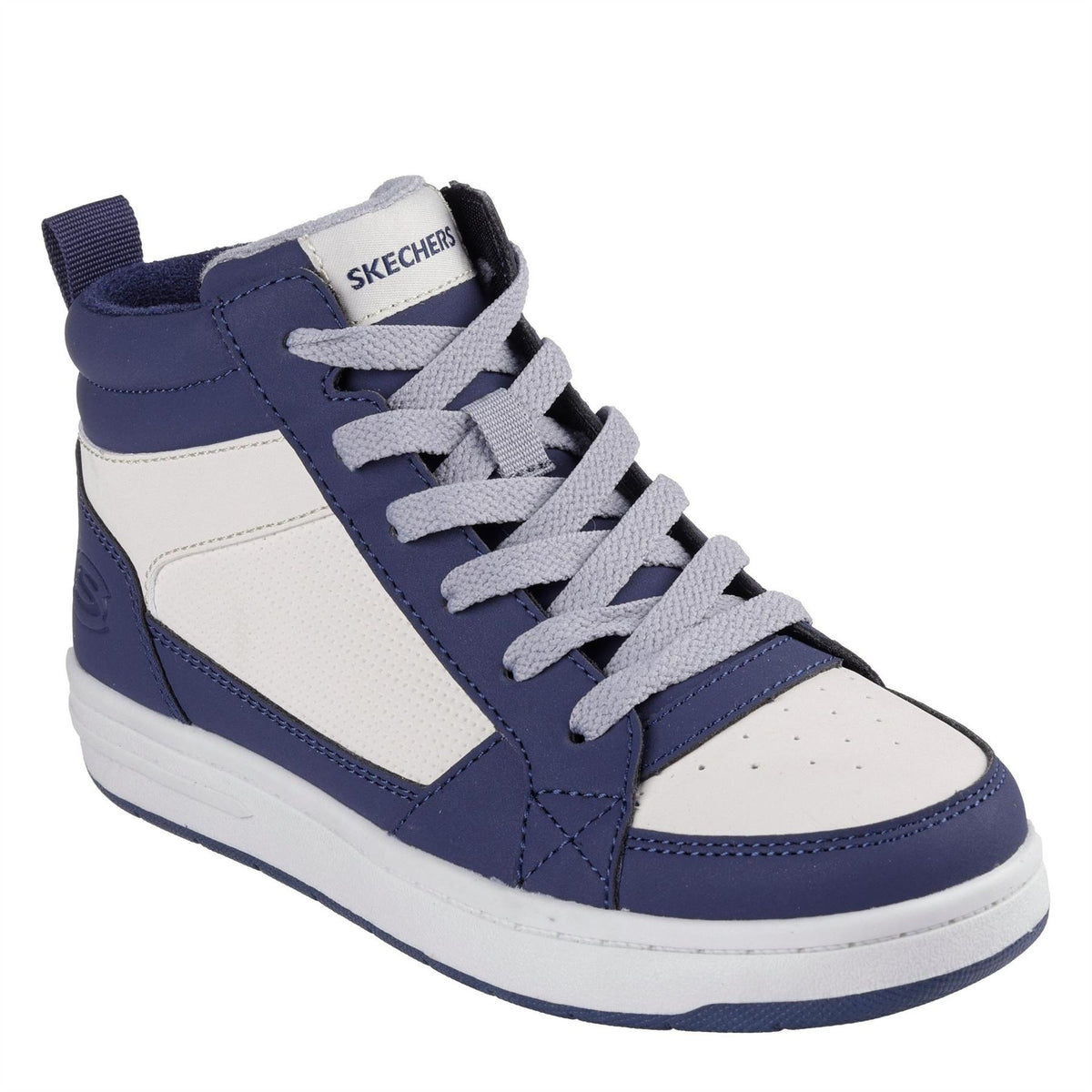 Skechers Up Fleece Lined High Top W Zip High Top Trainers Unisex Kids