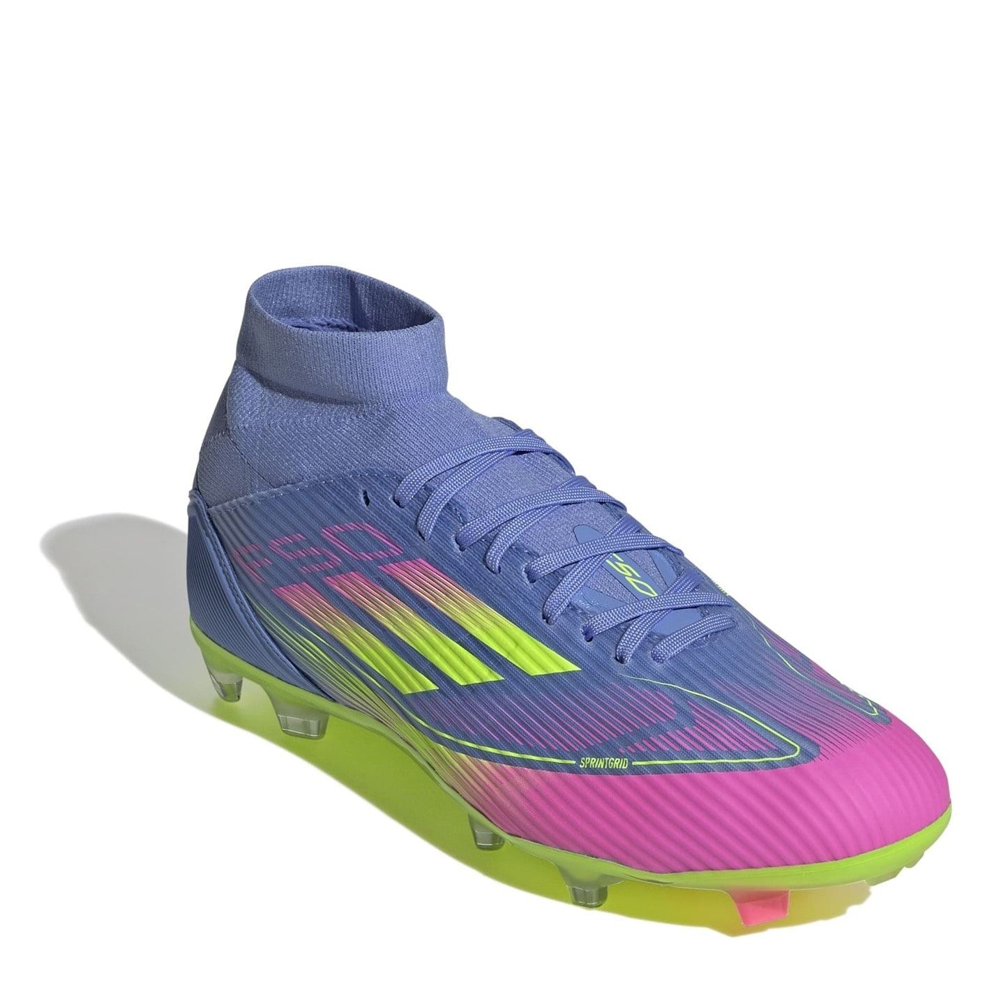 adidas Womens F50 League Mid Cut Firm Ground Football Boots