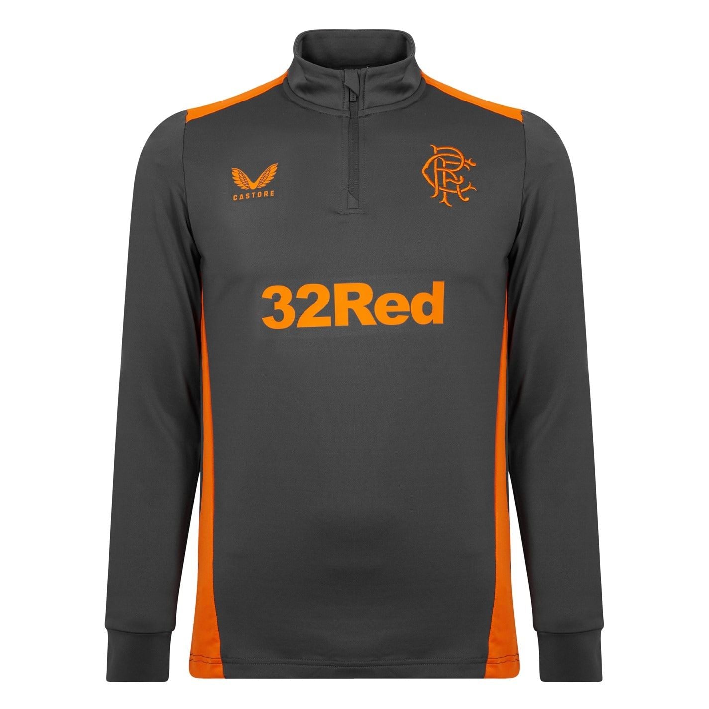 Castore Rangers FC Funnel Neck Regular Fit Sweatshirt