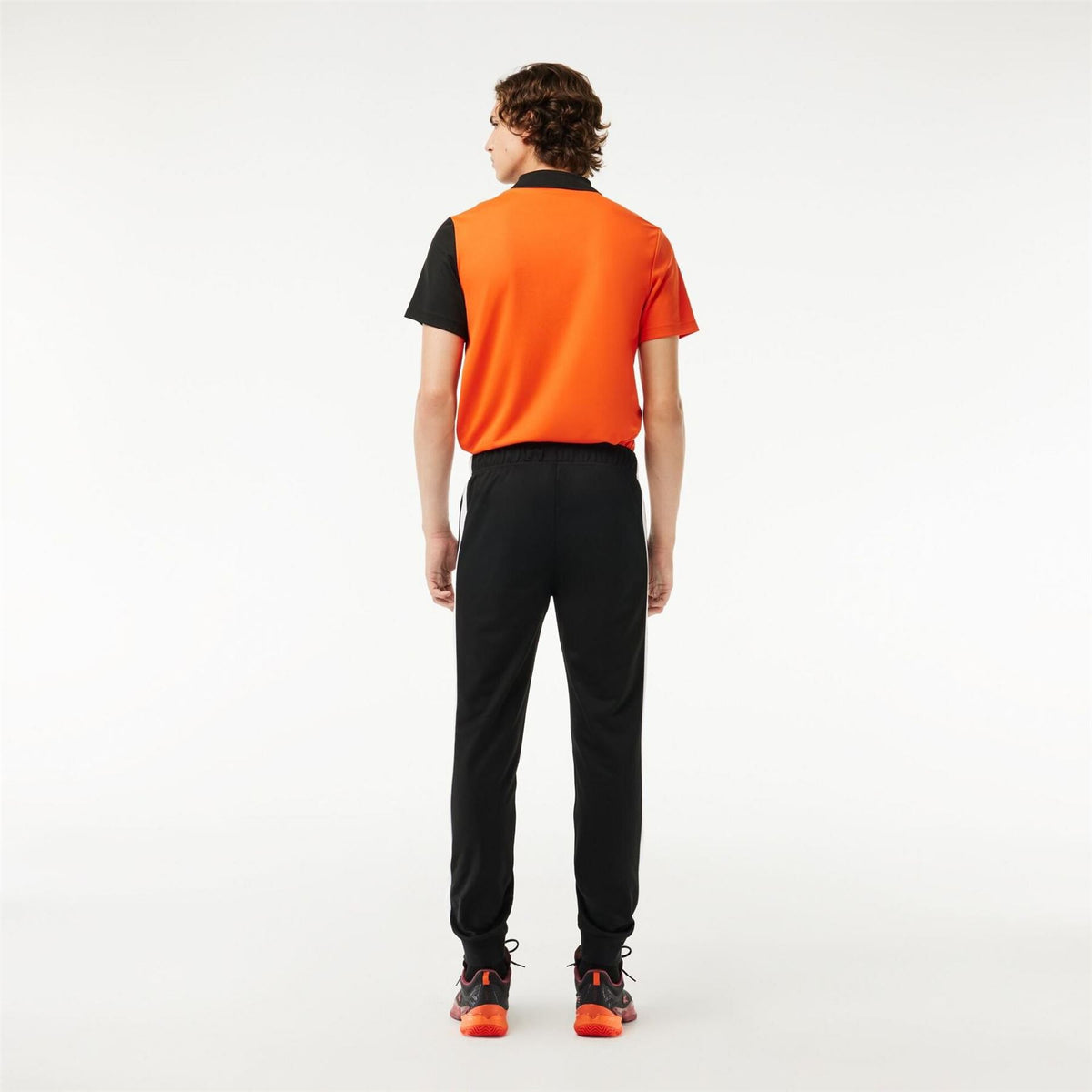 Lacoste Vertical Logo Color Block Slim Cut Track Pants