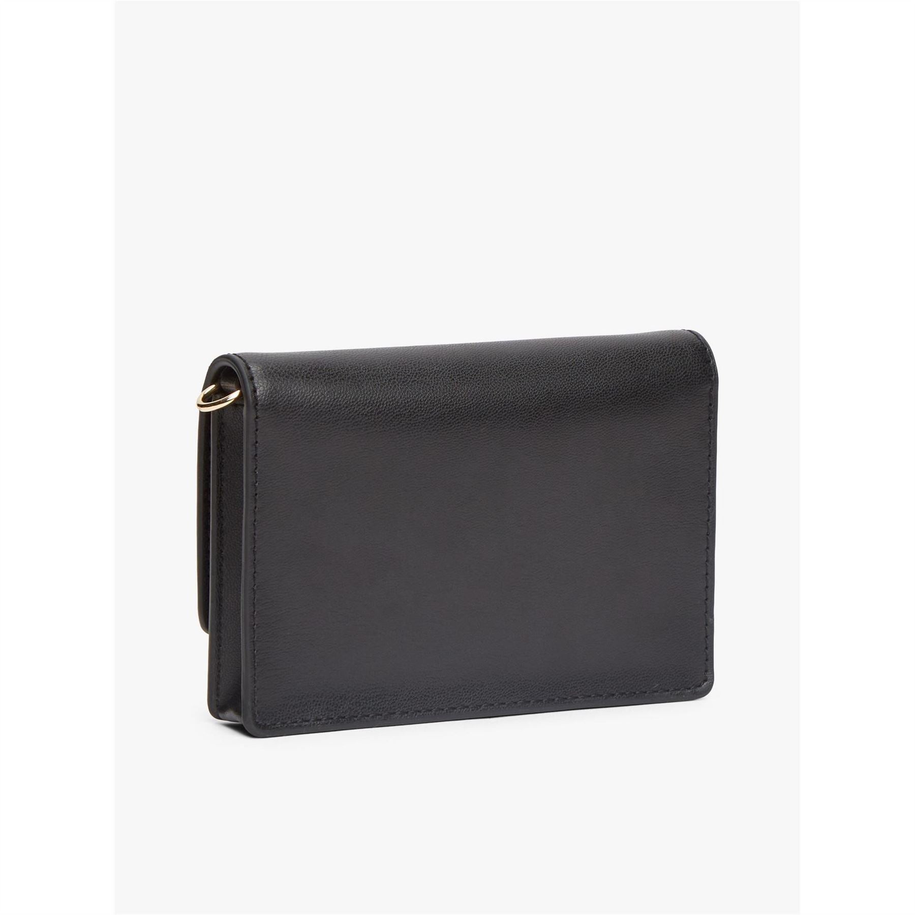 Tommy Hilfiger Icon Card Holder with Gold Tone Chain
