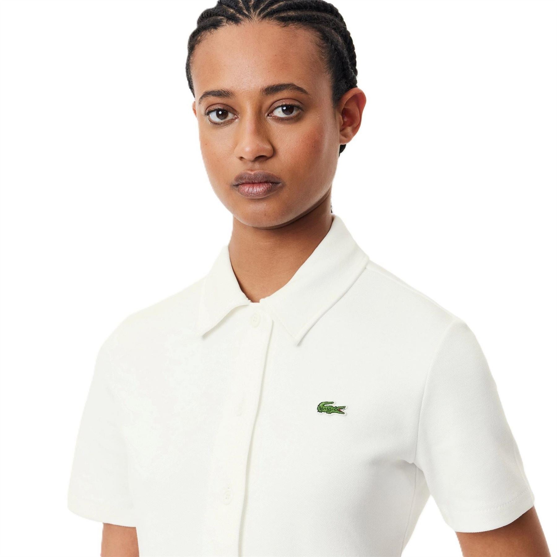 Lacoste Ef6922 Collared Neck Mini T-Shirt Dress