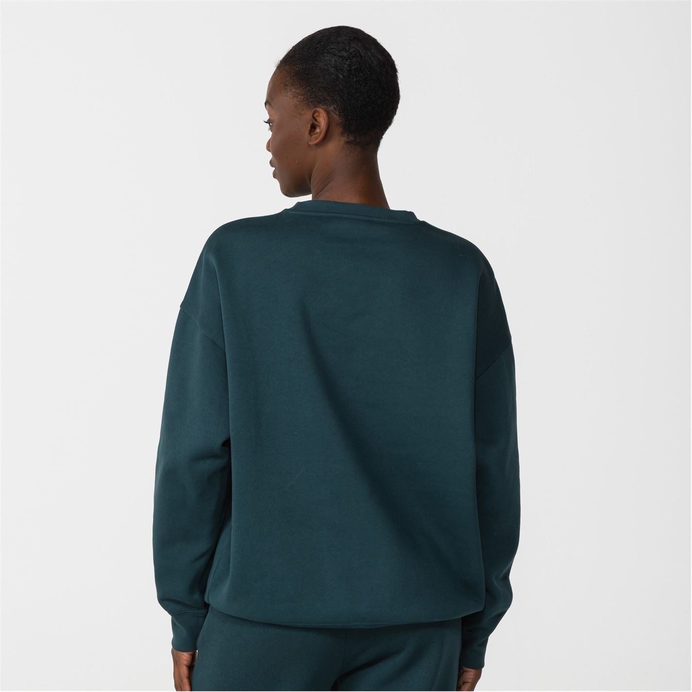 Puma Womens Ess Oversized Crew Fl Sweatshirt