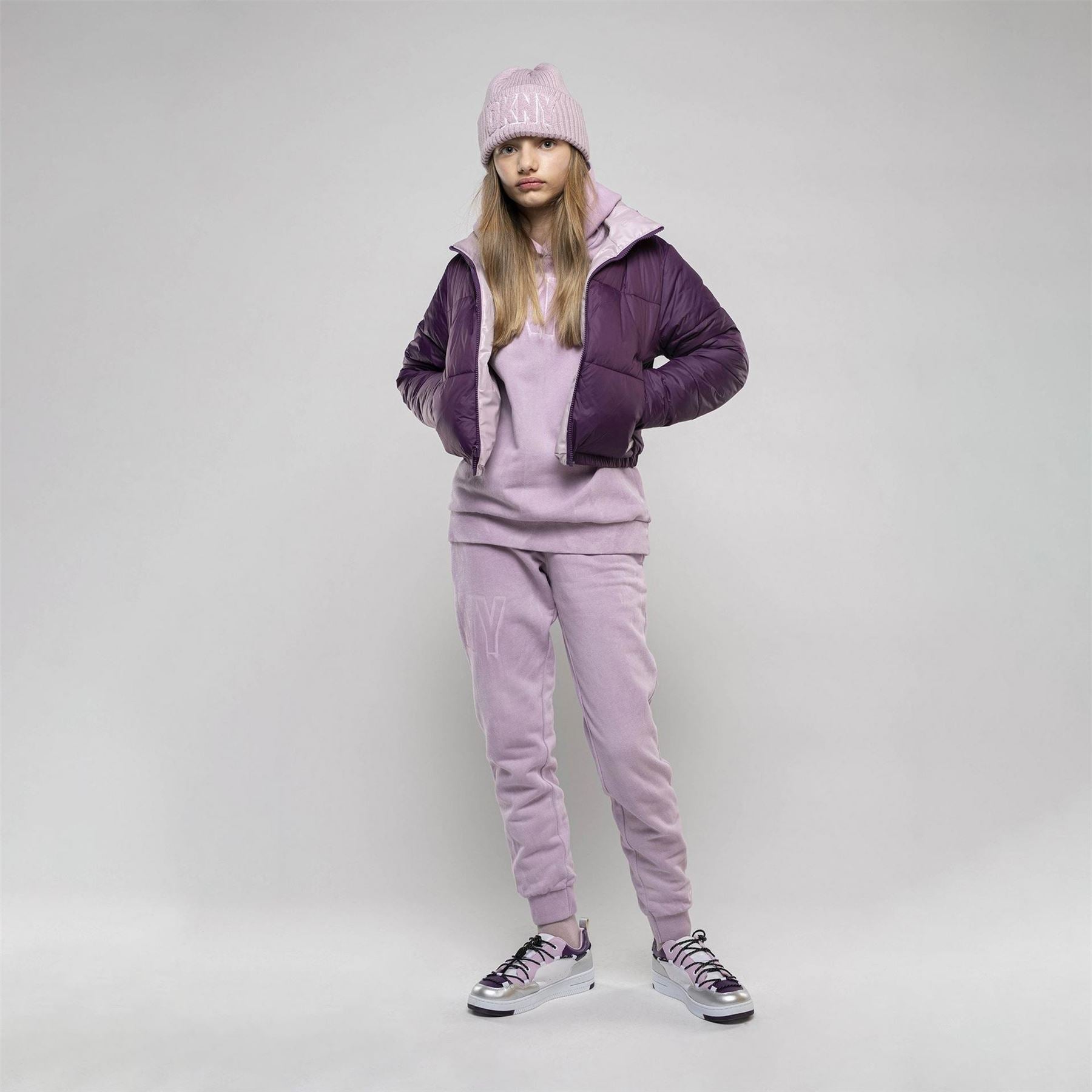 DKNY Kids Closed Hem Fleece Joggers