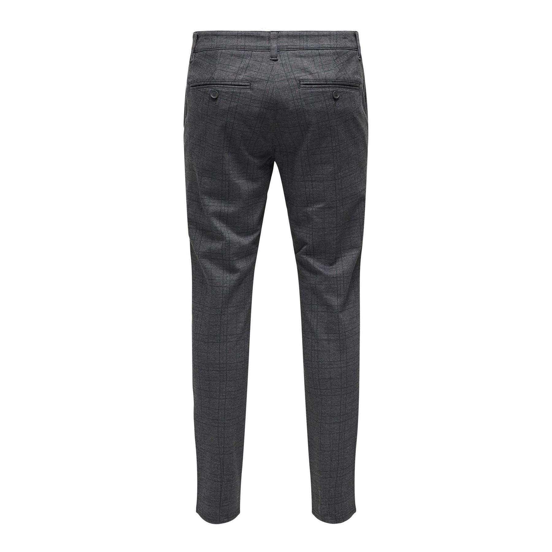 Only Plaid Slim Five Pocket Chinos