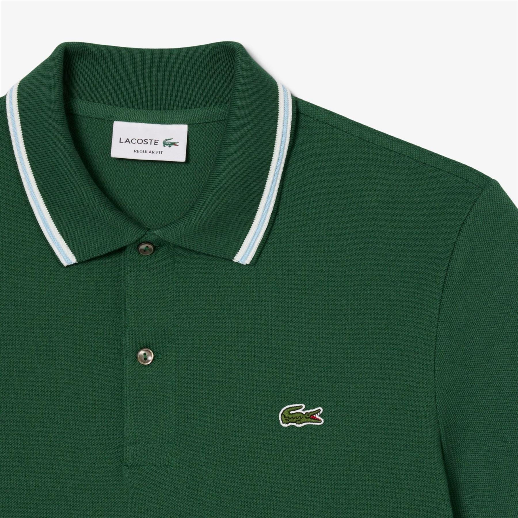 Lacoste Regular Fit Crocodile Print Polo
