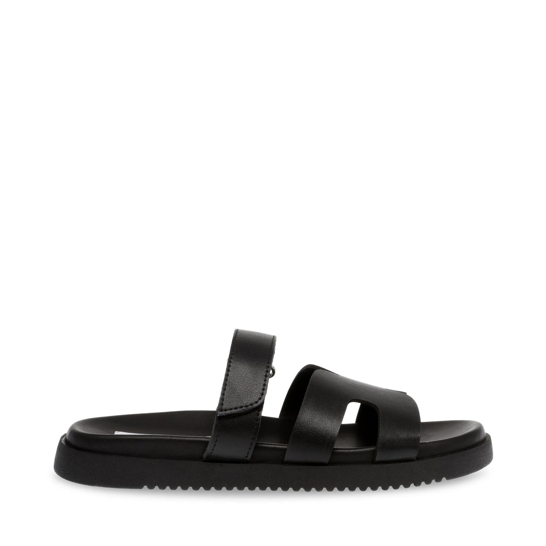 Steve Madden Textured Open Toe Slide Sandals