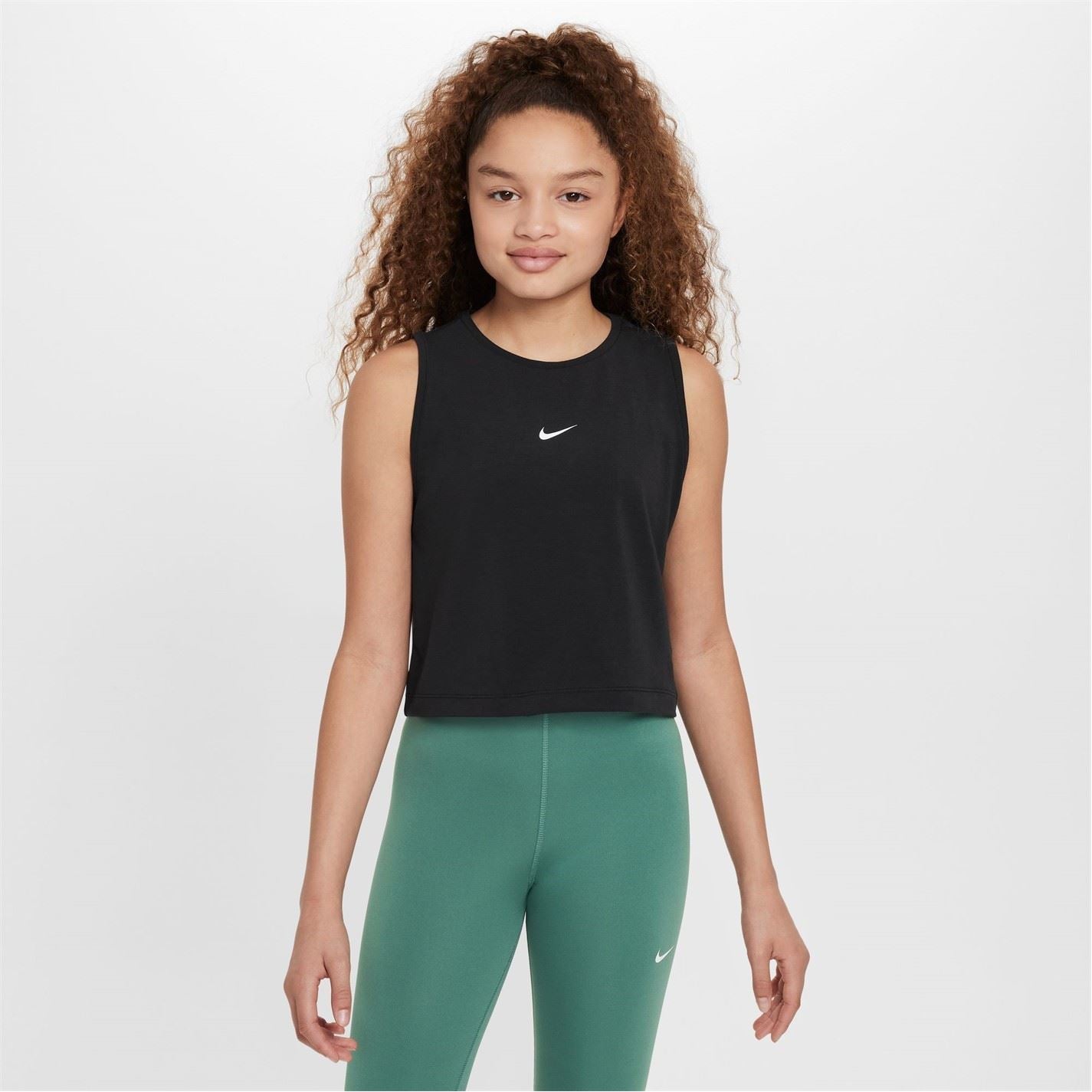 Nike Dri Fit Swoosh Big Kids (girls) Tank Sports Bra