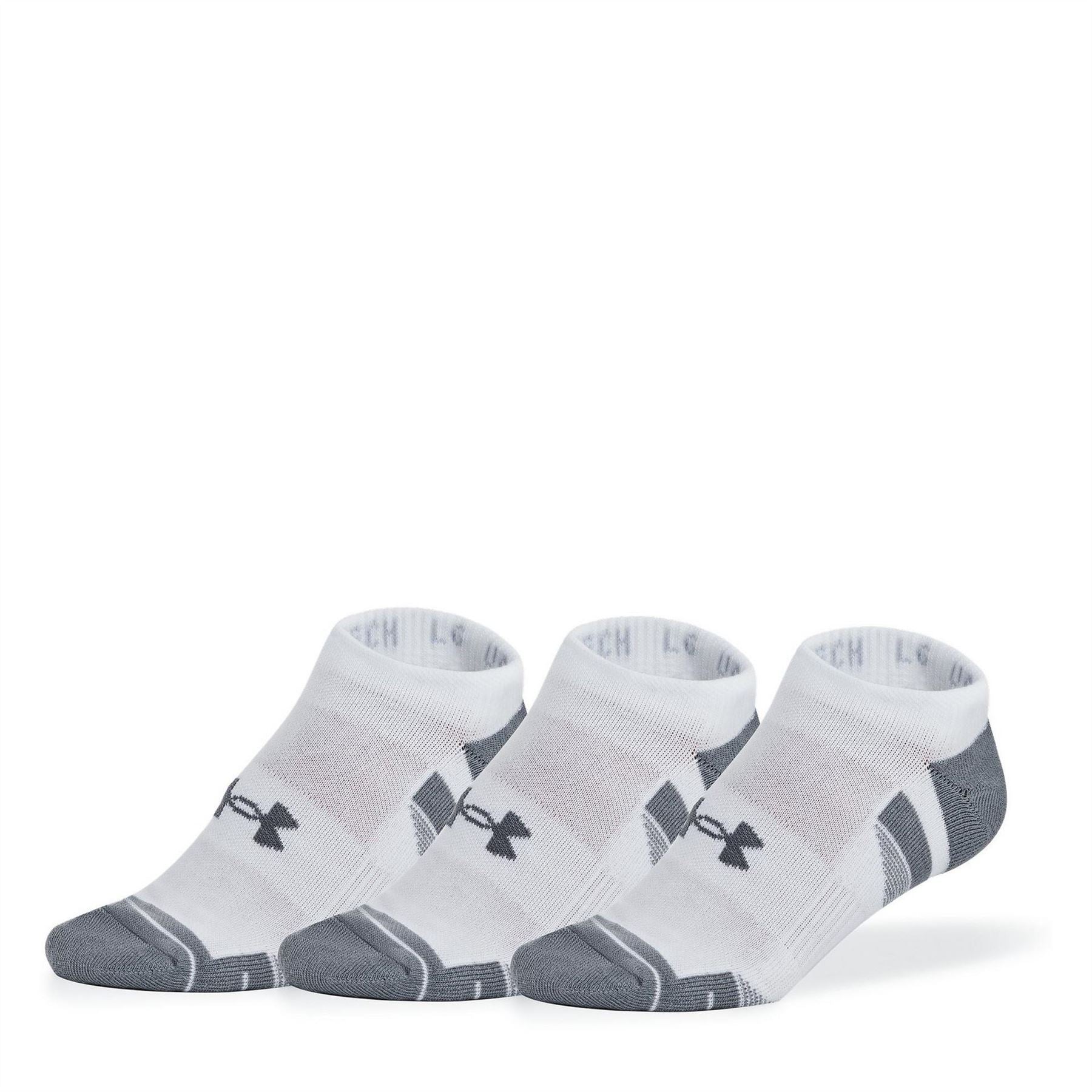 Under Armour Armour Ua Performance Tech 3 Pack No Show Socks Unisex