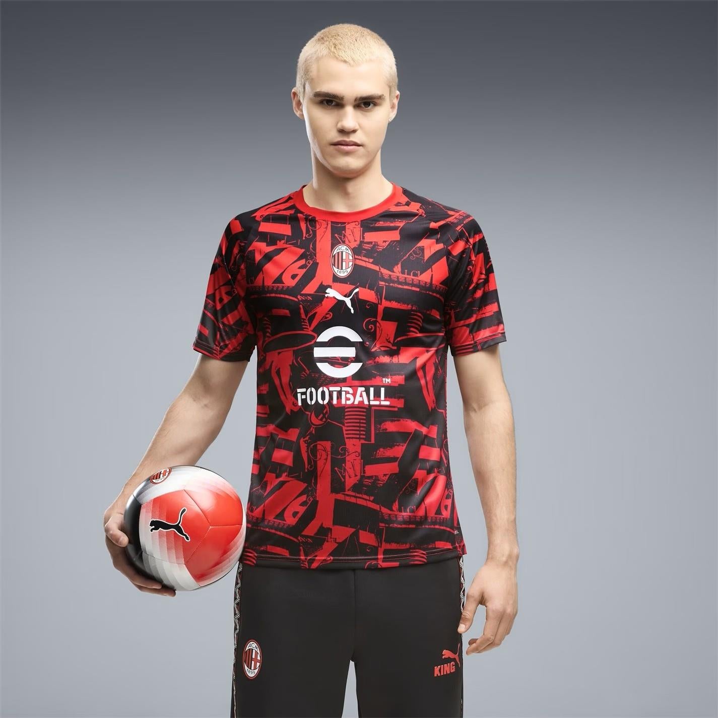 Puma Mens Milan Pre Match Shirt 2026 27