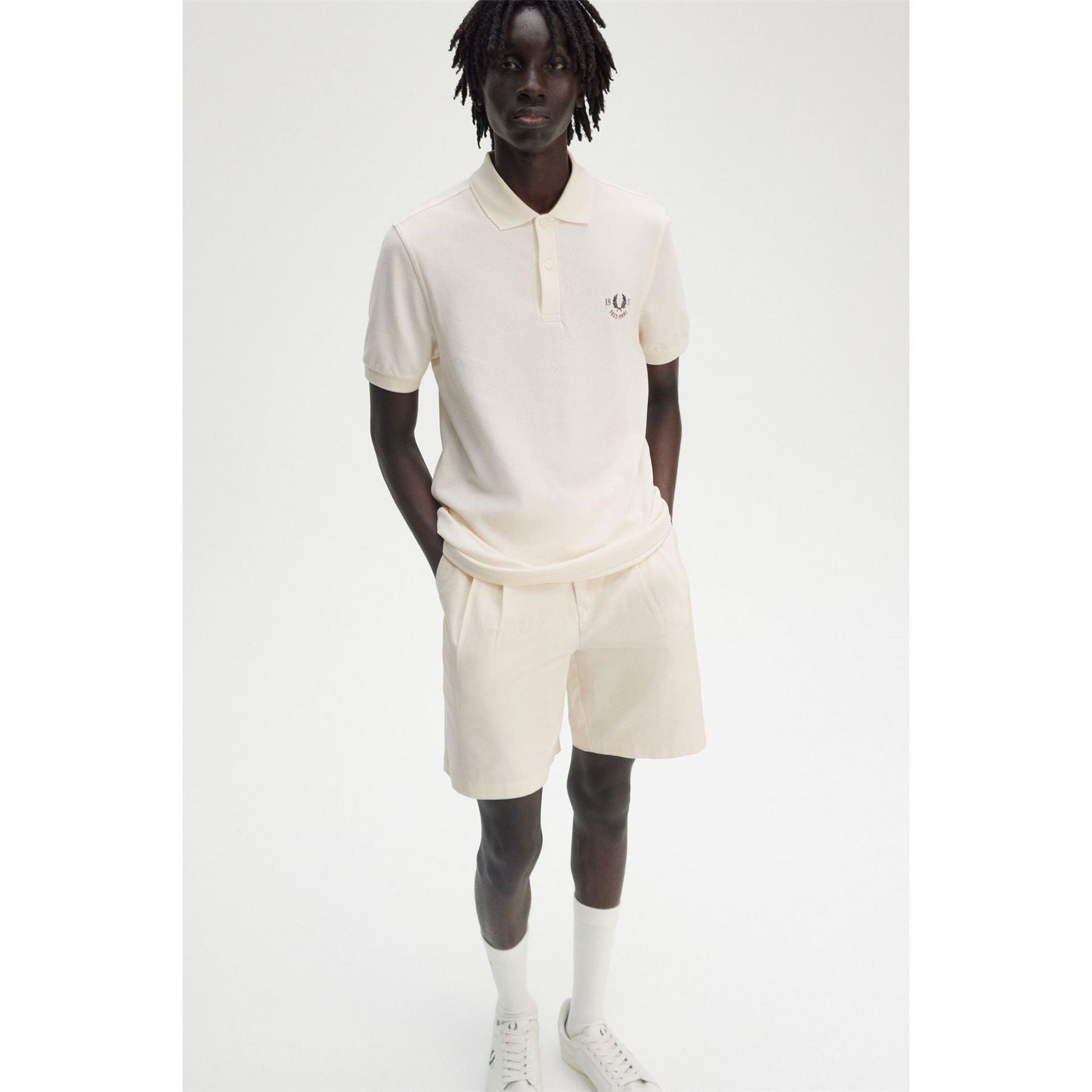 Fred Perry Club Back Print Short Sleeve Polo Shirt
