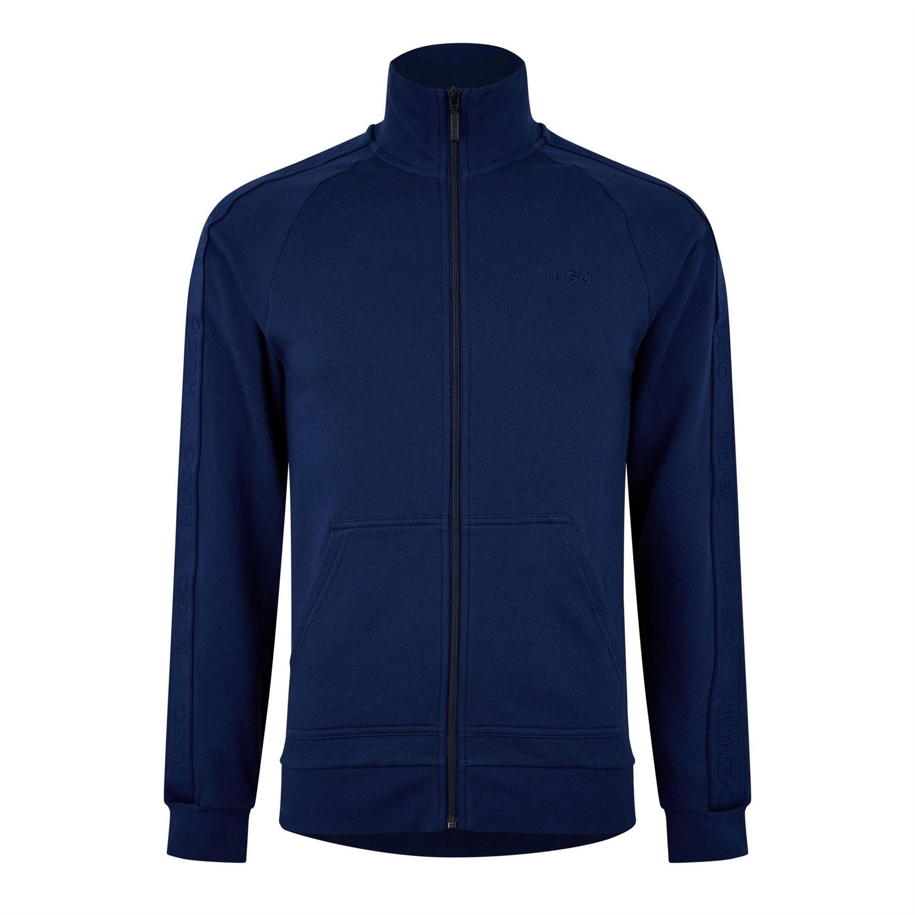 Hugo Tonal Logo Zipped Pyjama Long Sleeve Top