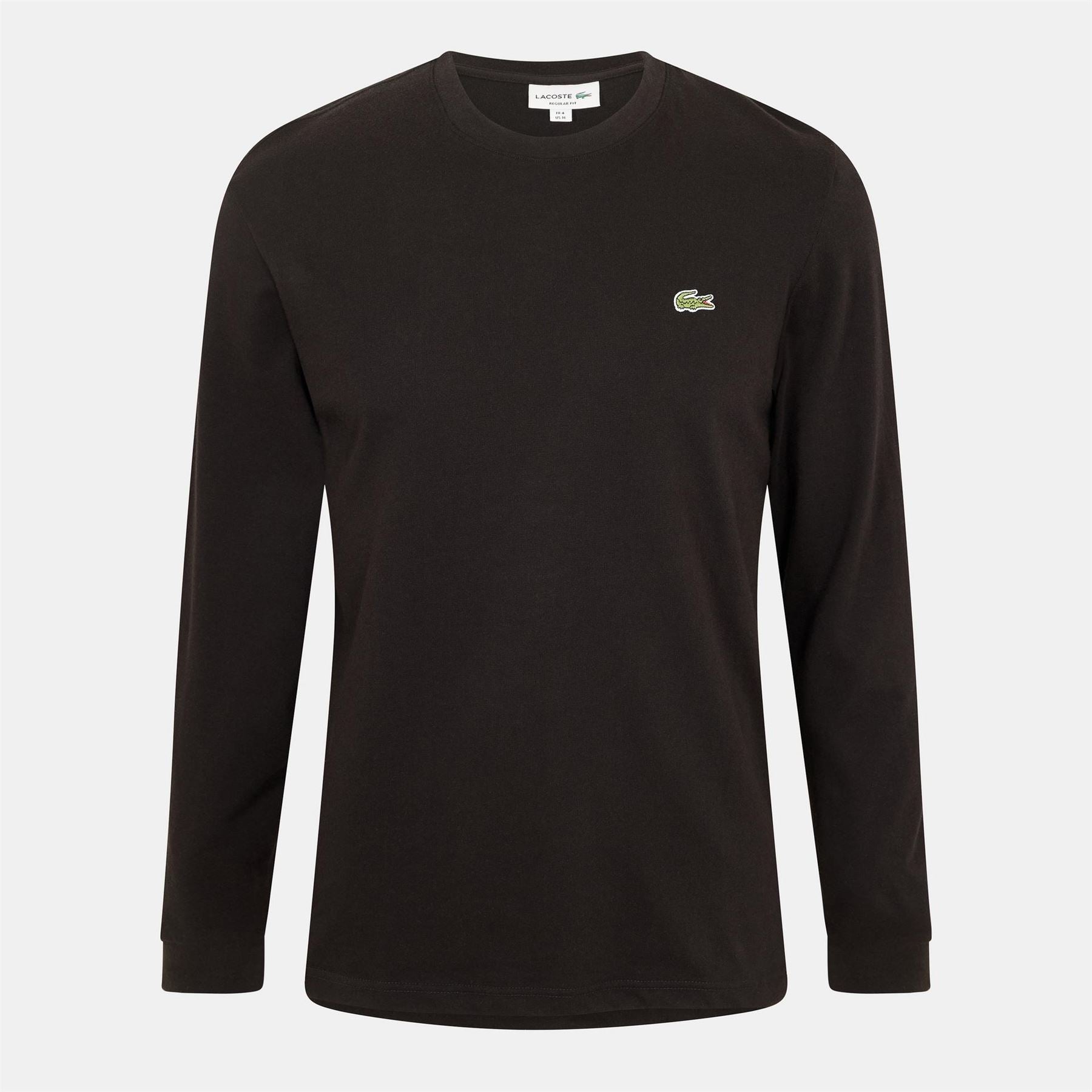 Lacoste Crocodile Logo Crew Neck Long Sleeve Jersey T-Shirt