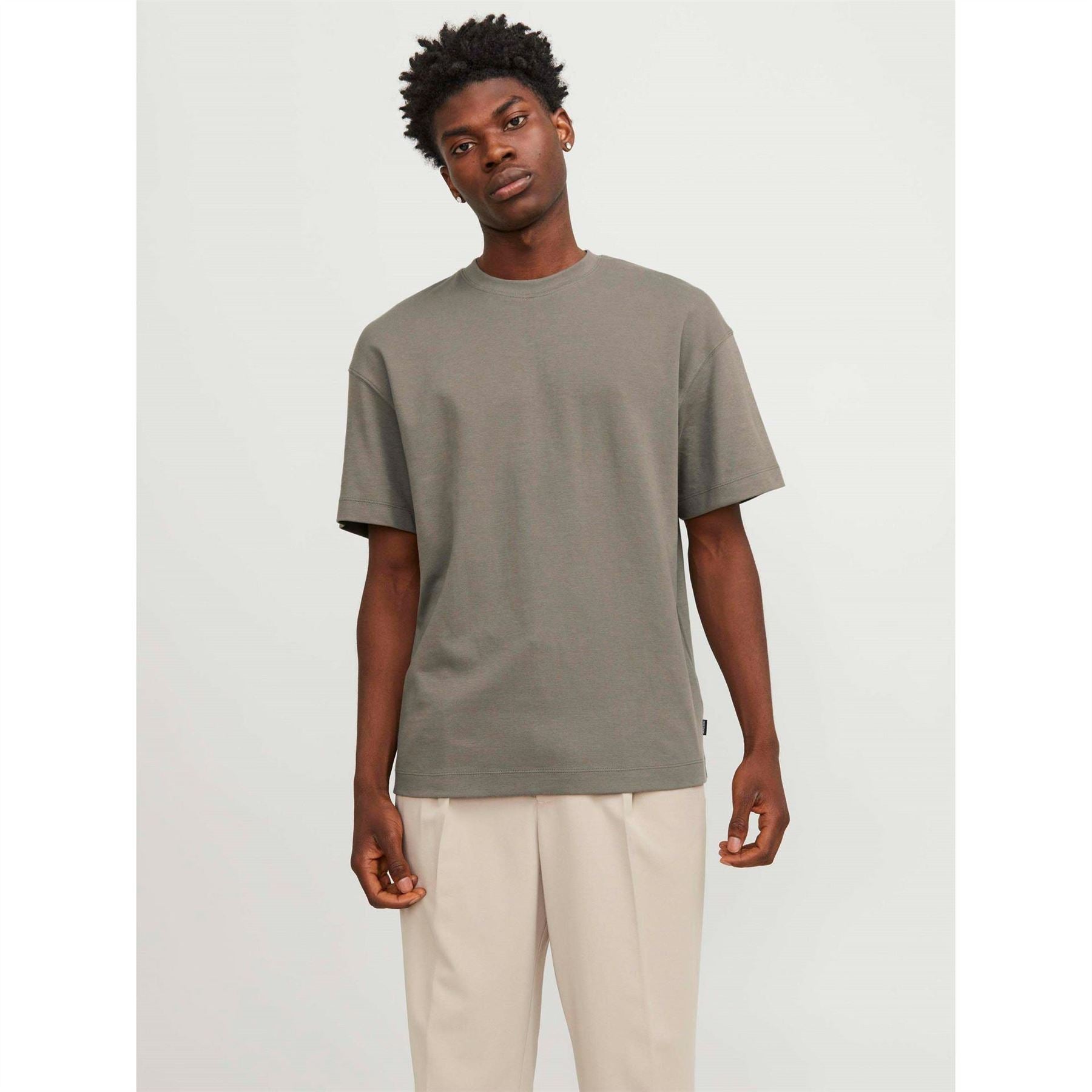 Jack and Jones Mens 220 Gsm Short Sleeve T-Shirt
