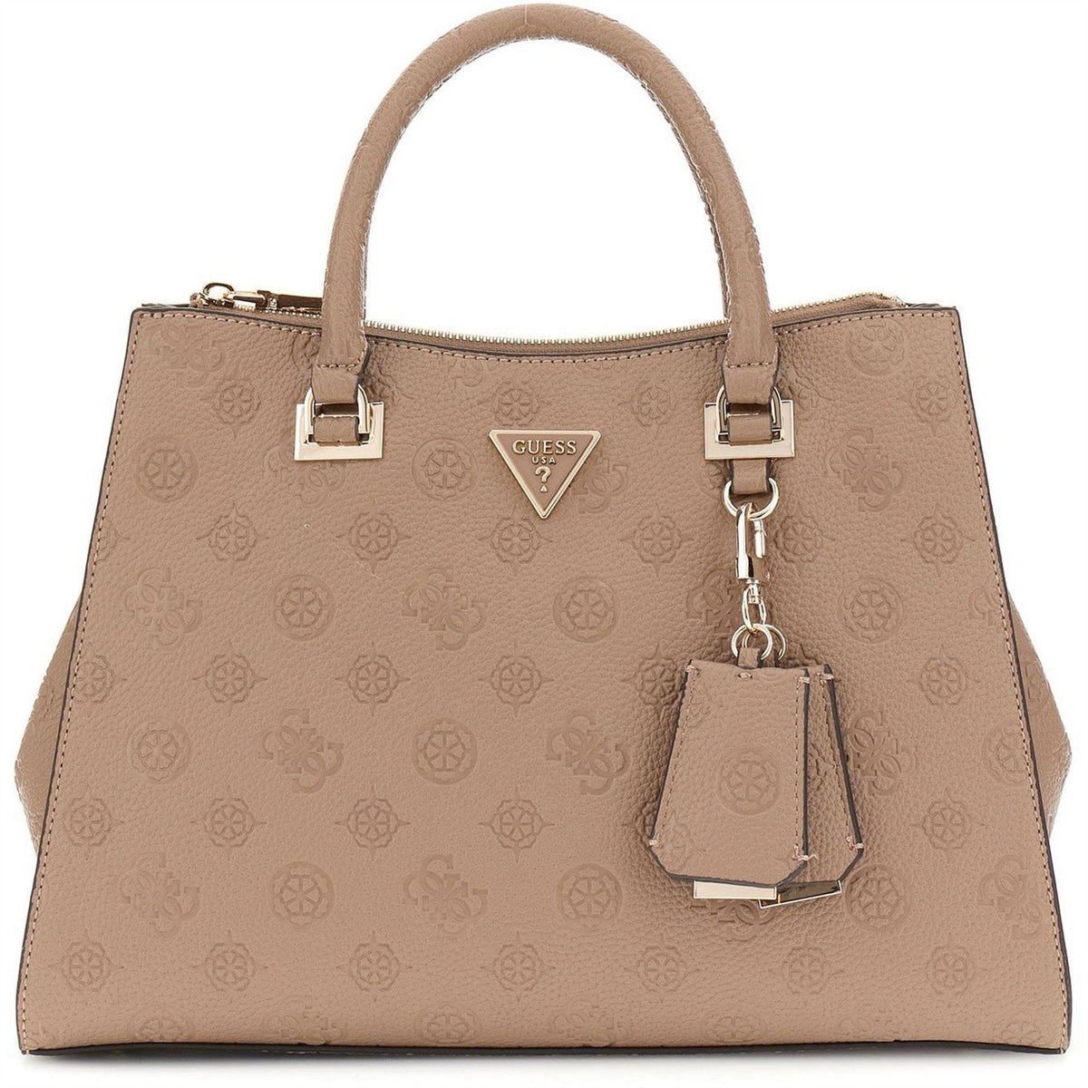 Guess Rectangle Shape Tote with Key Ring