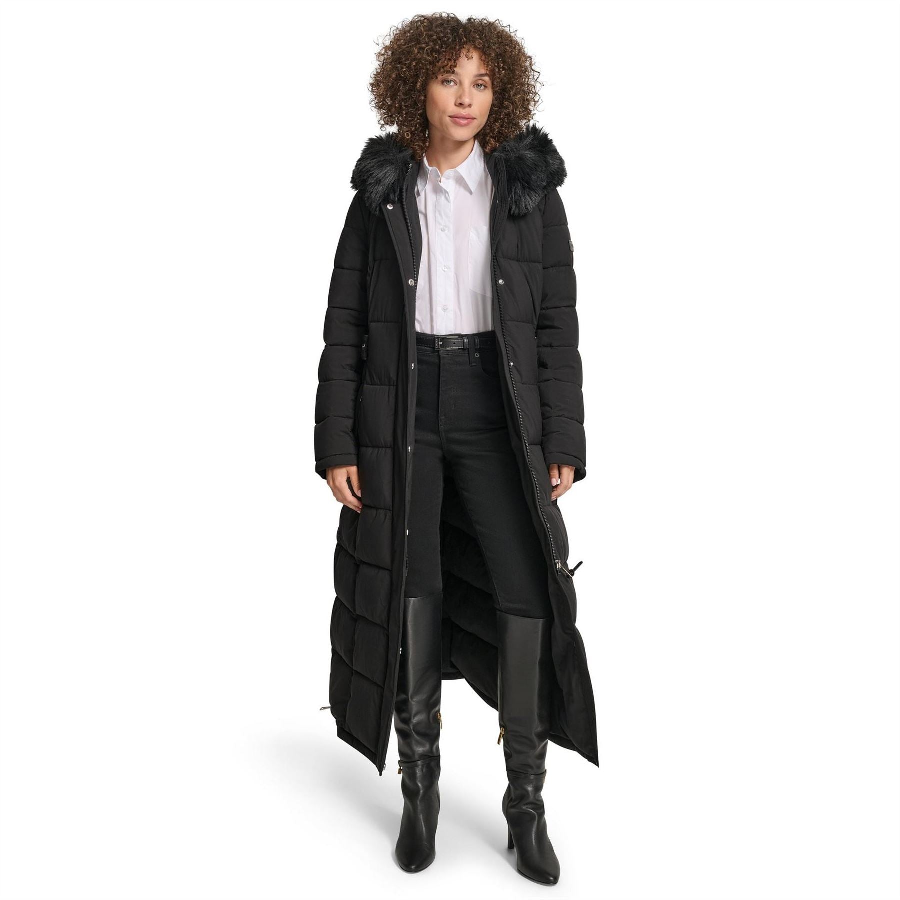 DKNY Longline Puffer Jacket