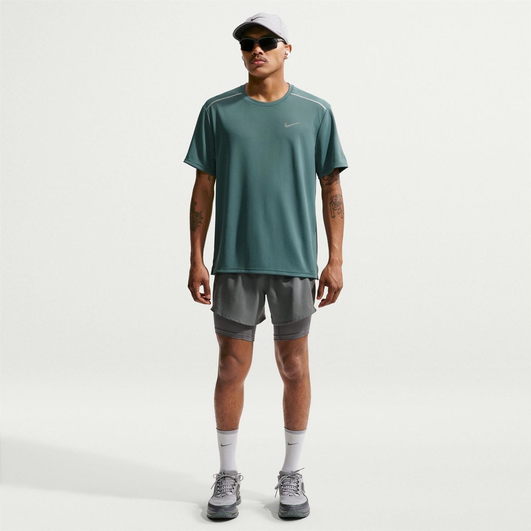Nike Mens Drifit Miler Running Top