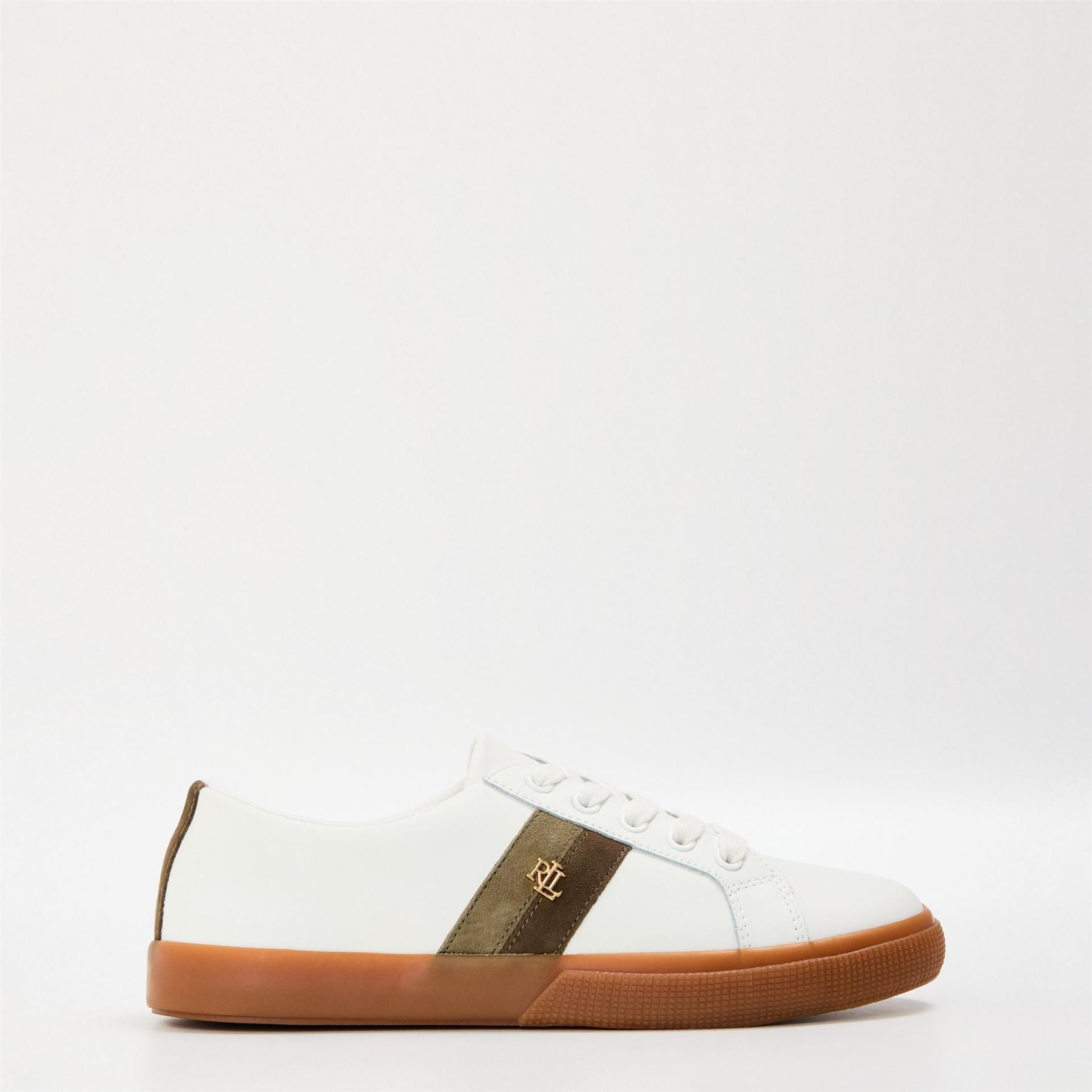 Lauren by Ralph Lauren Janson Leather Court Trainers