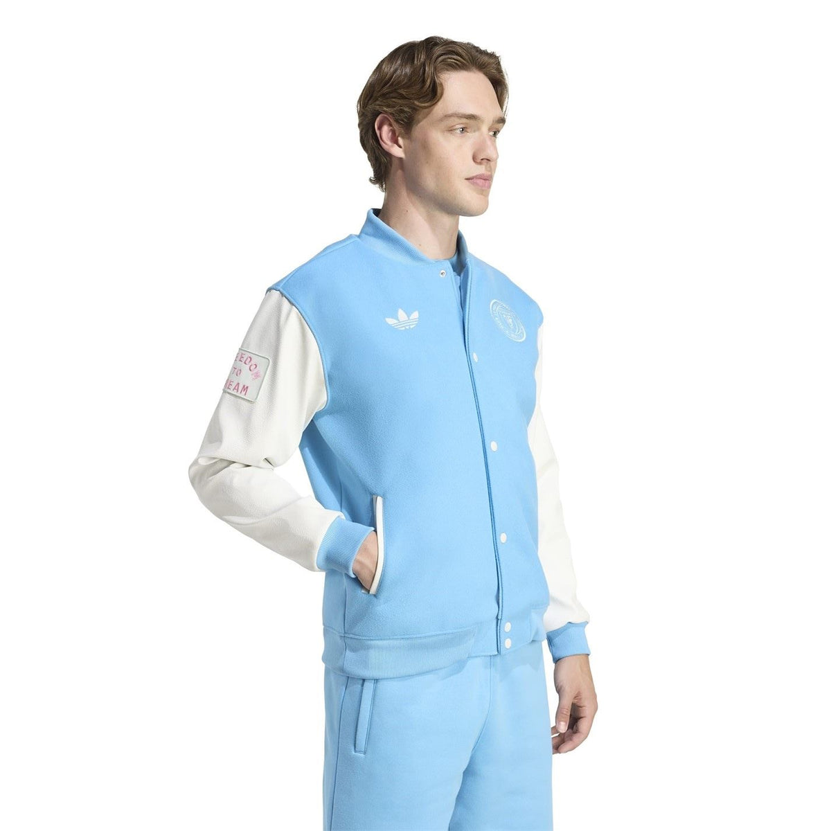adidas Mens Inter Miami Originals Bomber Jacket