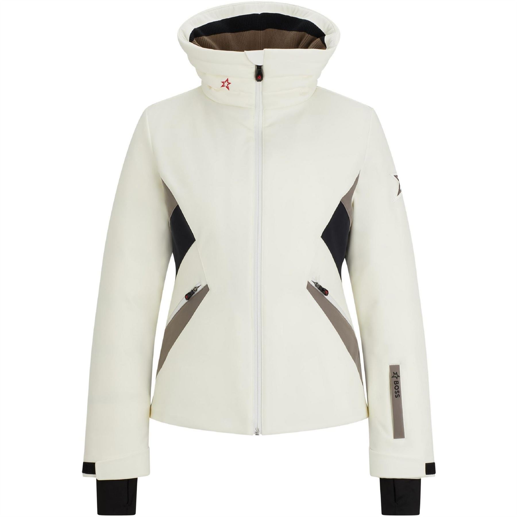 Boss Solid Patterned Regular Fit Ski Jacket
