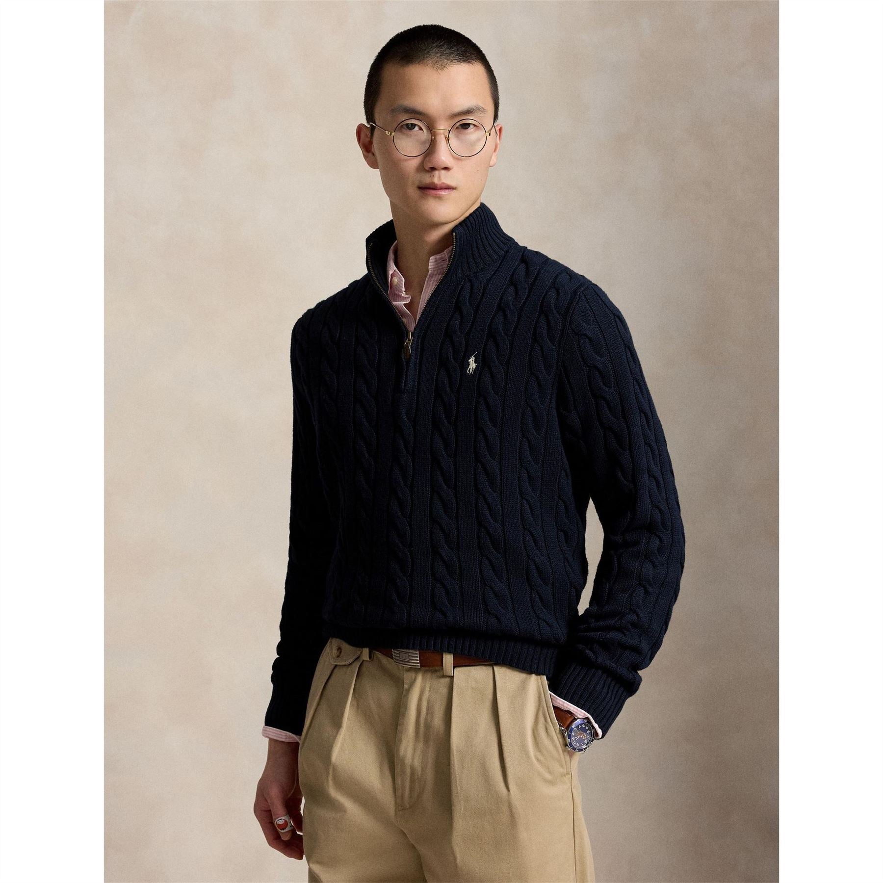 Polo Ralph Lauren Quarter Zip Knit Jumper