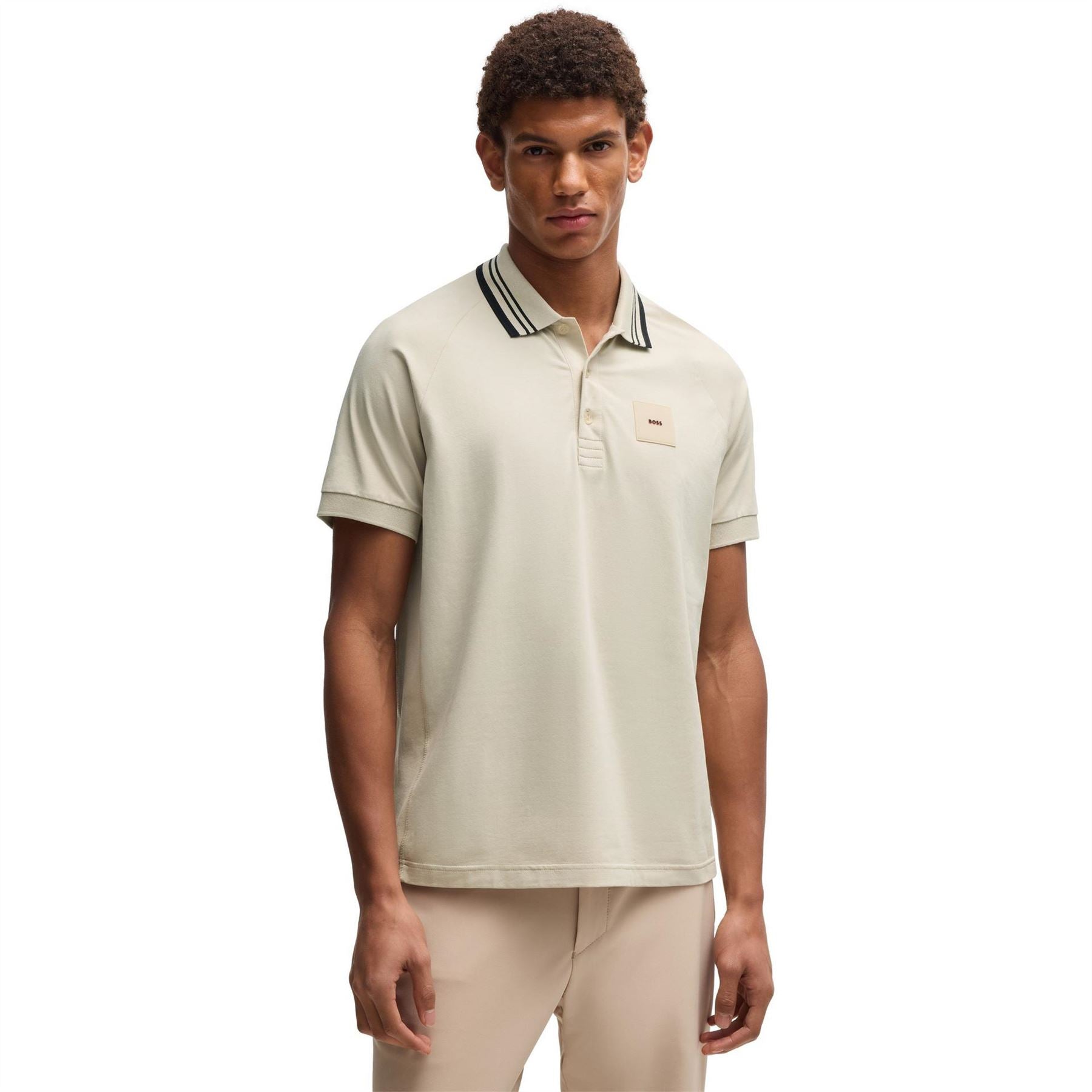 Boss Hbg Paddy Rib Polo Shirt, Sporty Sophistication